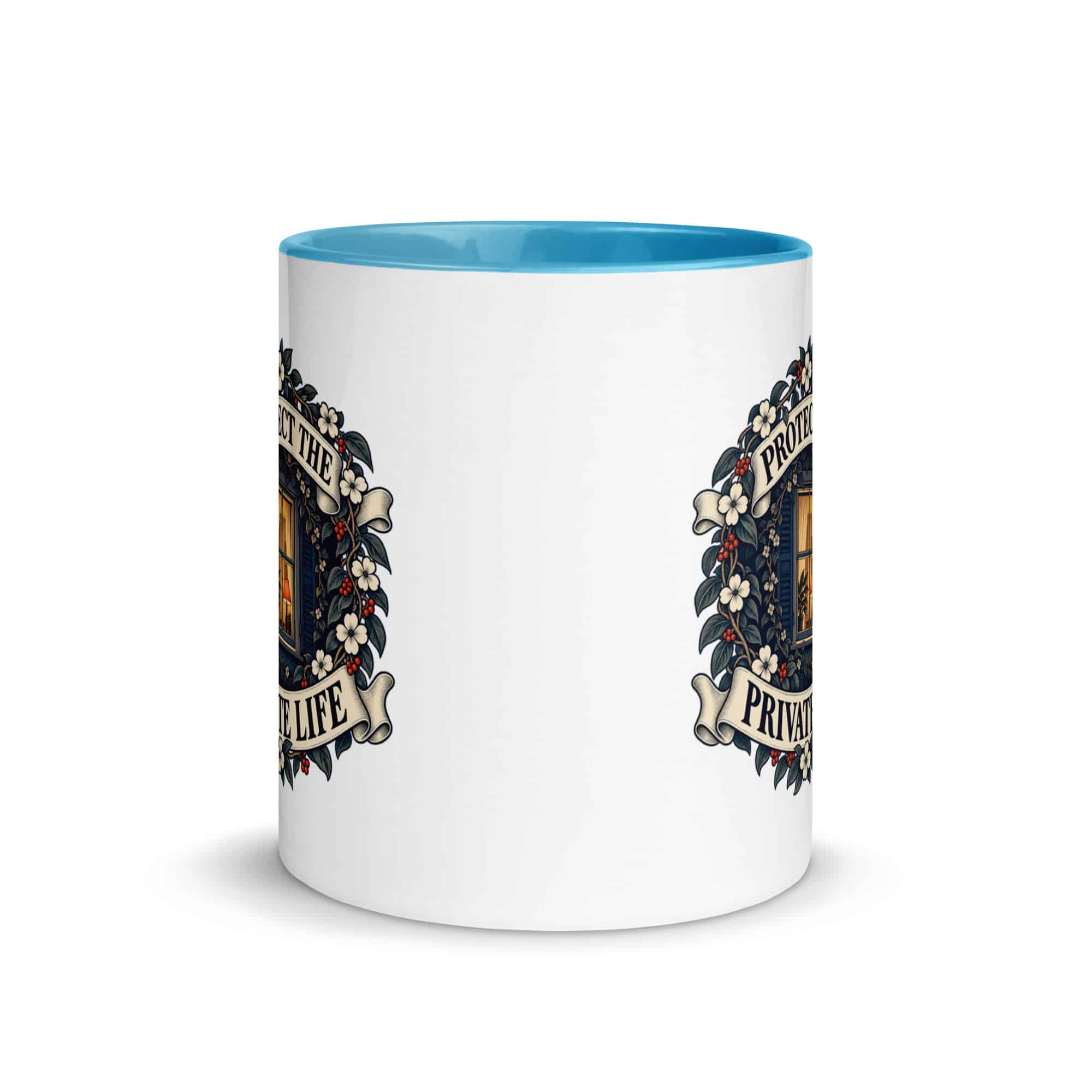 Color Inside Coffee Mug: Protect the private life
