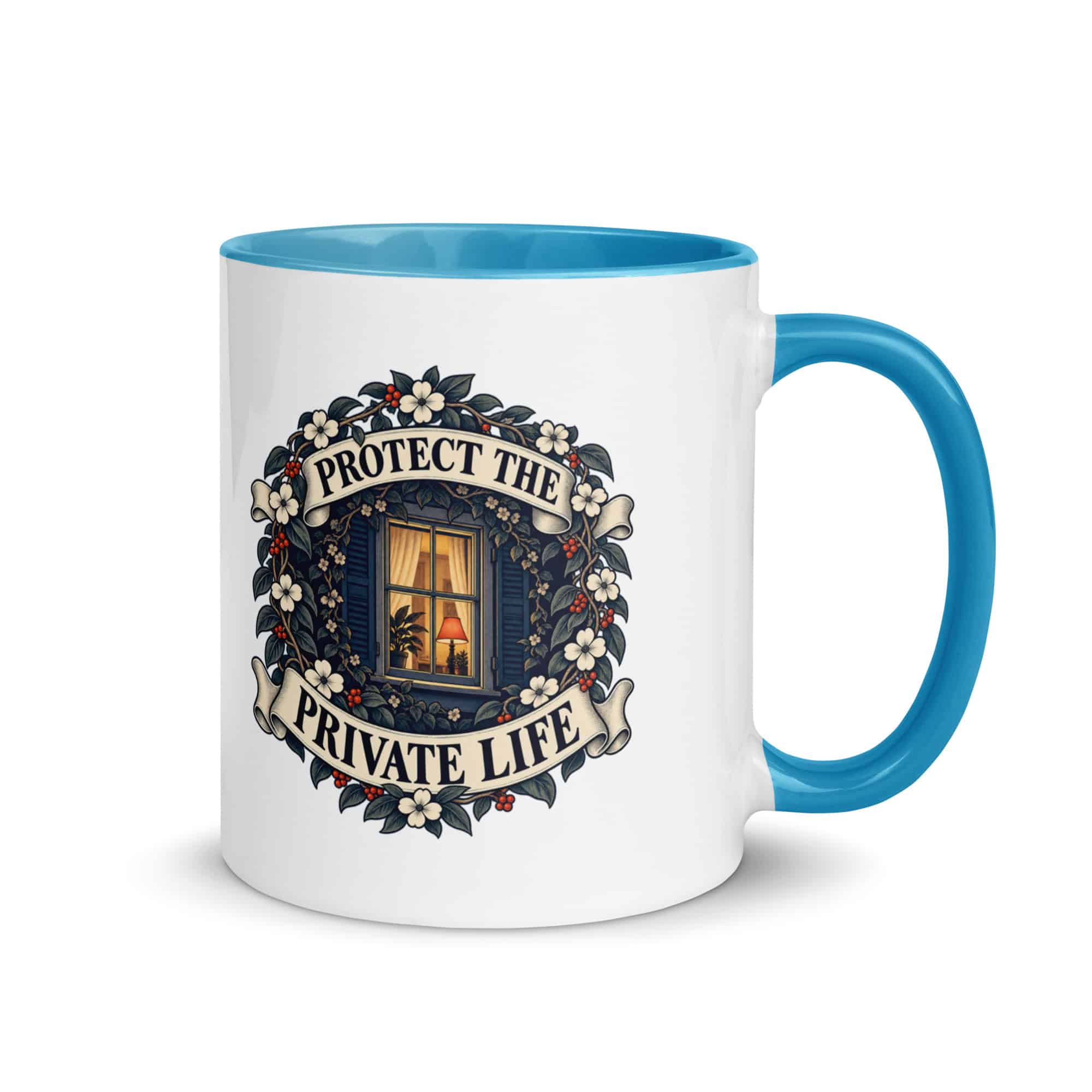 Color Inside Coffee Mug: Protect the private life