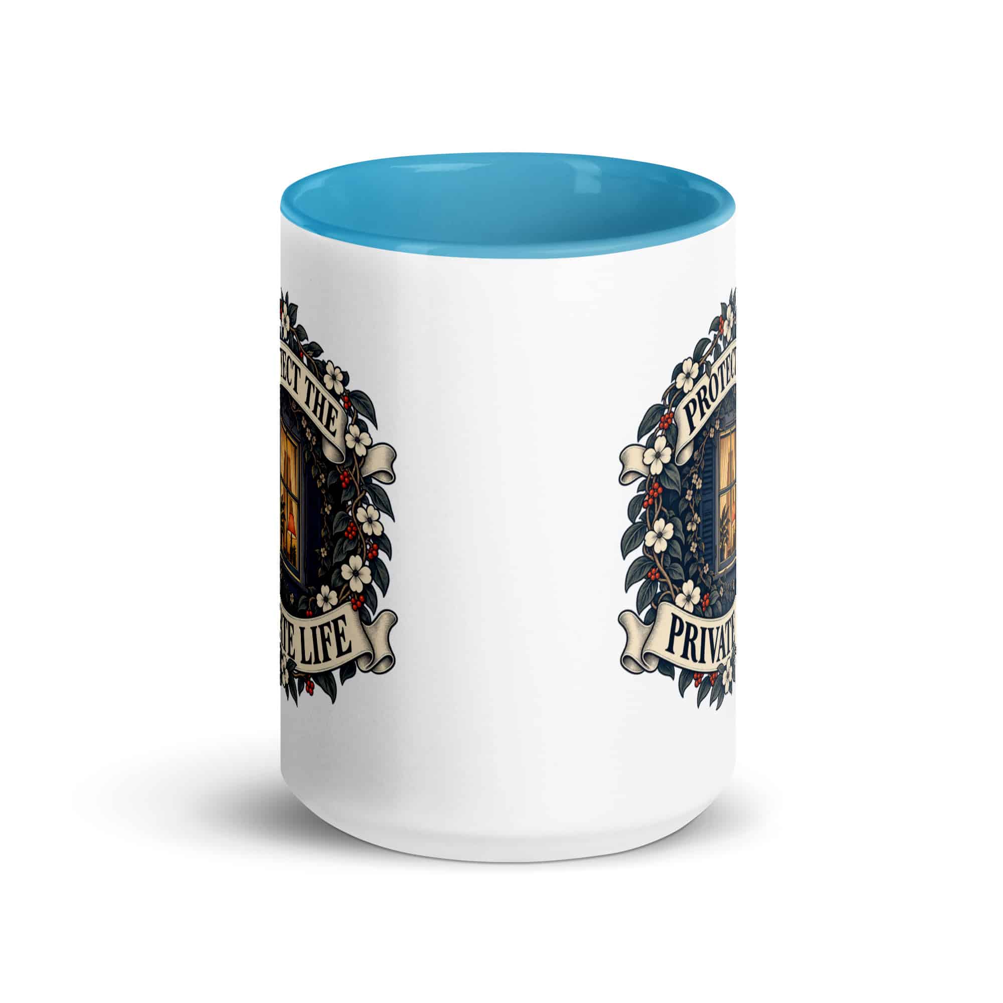 Color Inside Coffee Mug: Protect the private life
