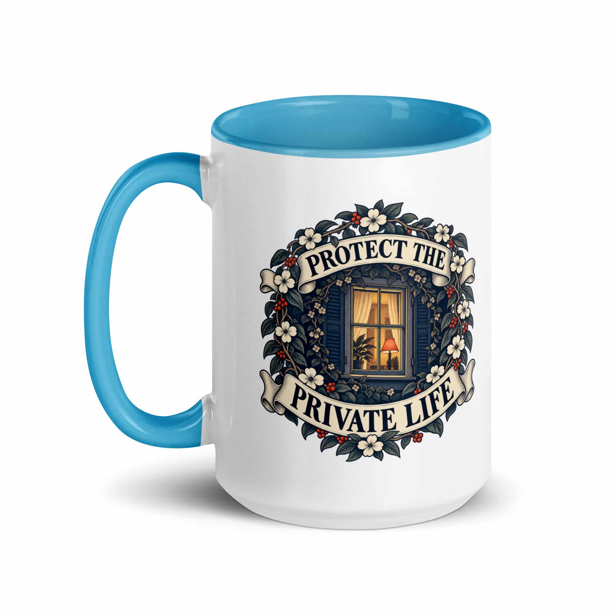Color Inside Coffee Mug: Protect the private life