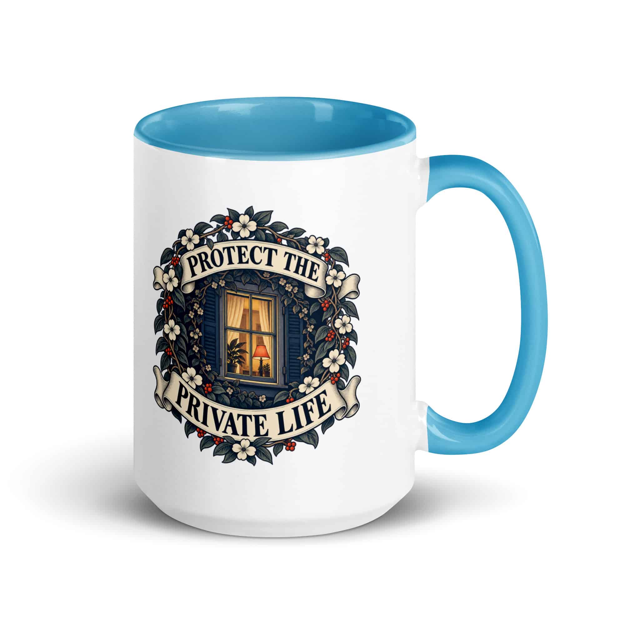 Color Inside Coffee Mug: Protect the private life