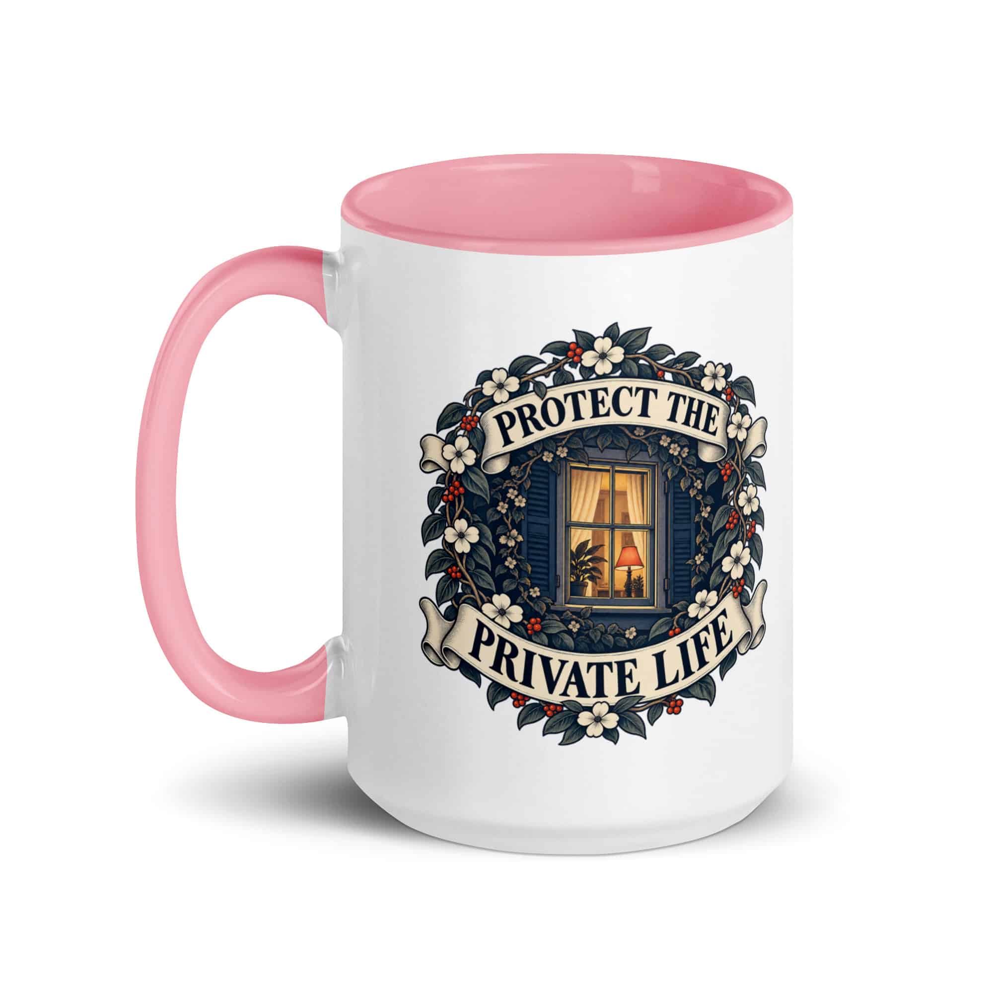 Color Inside Coffee Mug: Protect the private life