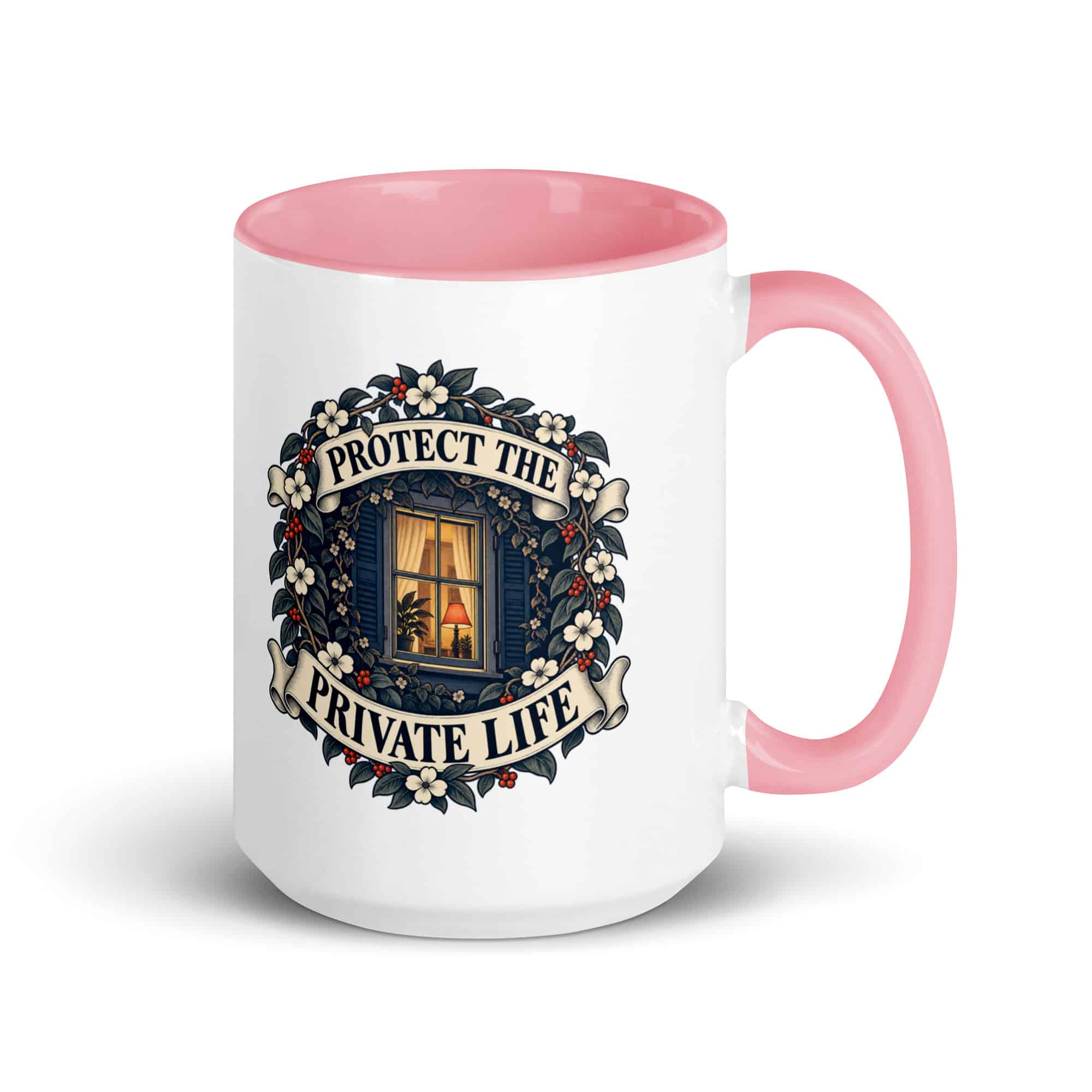 Color Inside Coffee Mug: Protect the private life