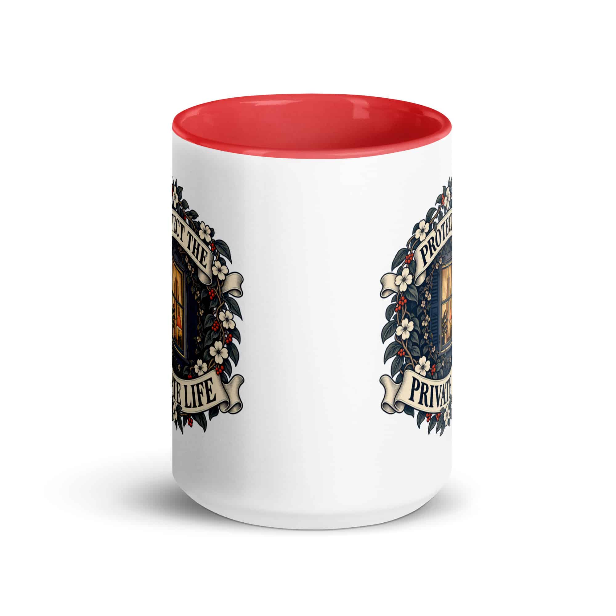 Color Inside Coffee Mug: Protect the private life
