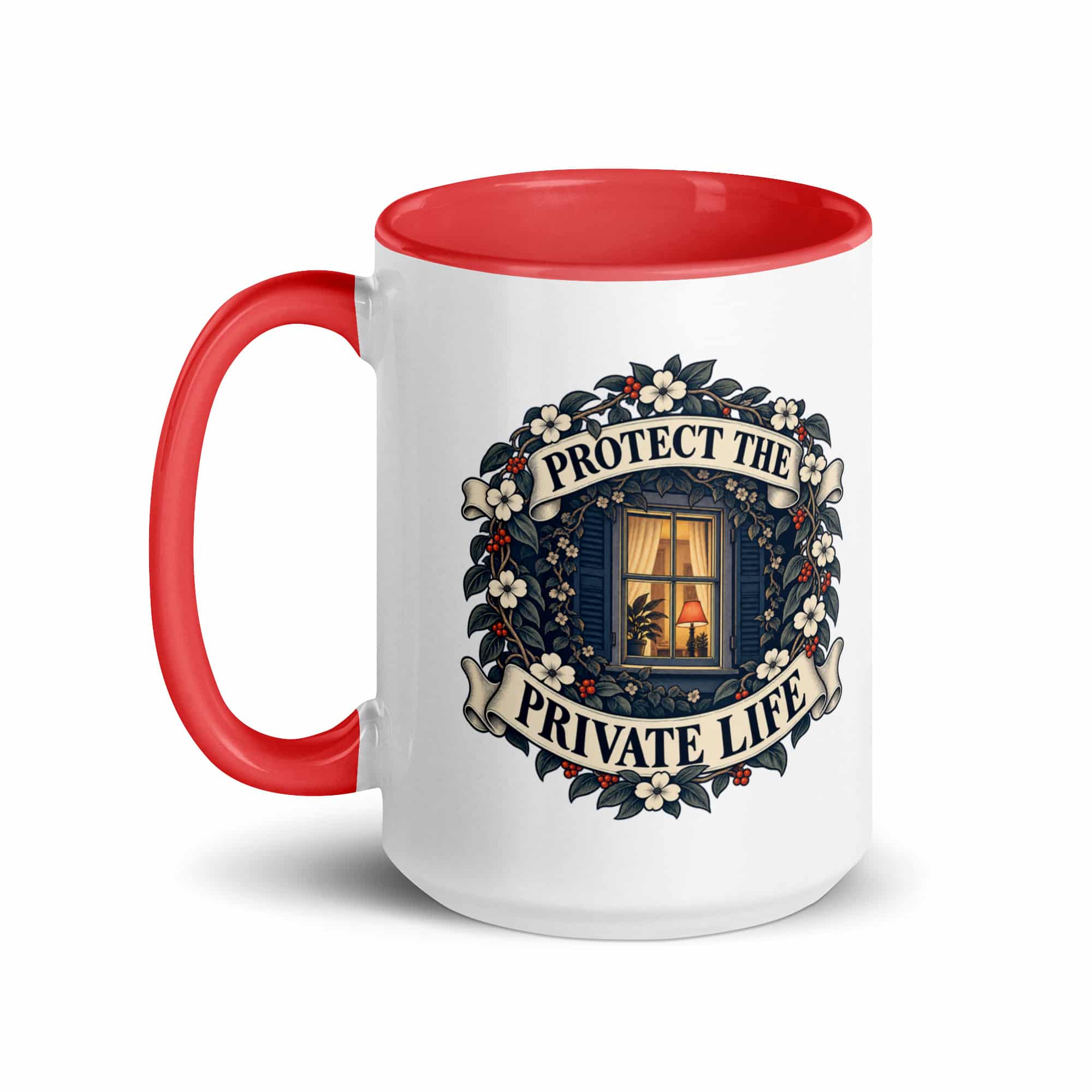 Color Inside Coffee Mug: Protect the private life