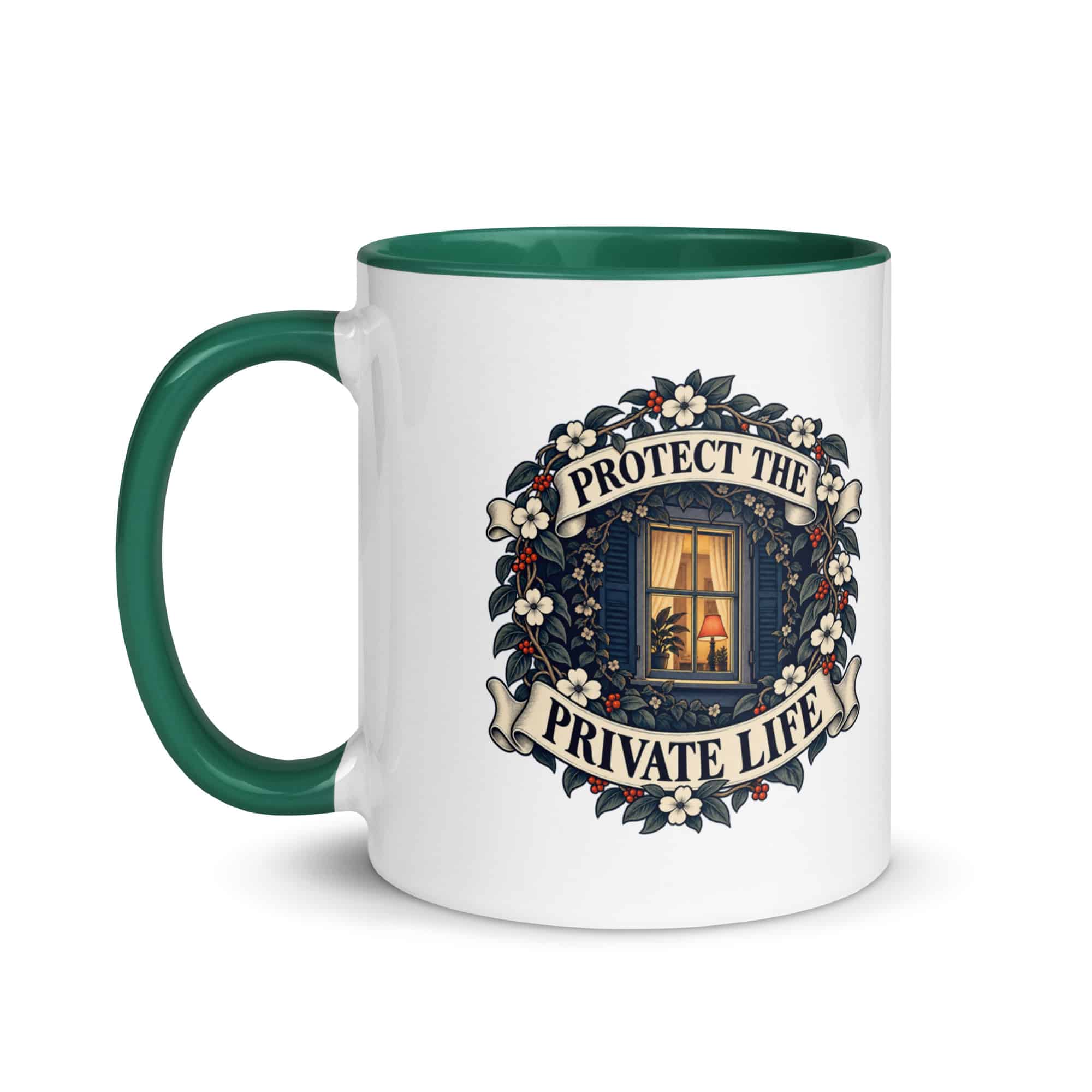 Color Inside Coffee Mug: Protect the private life
