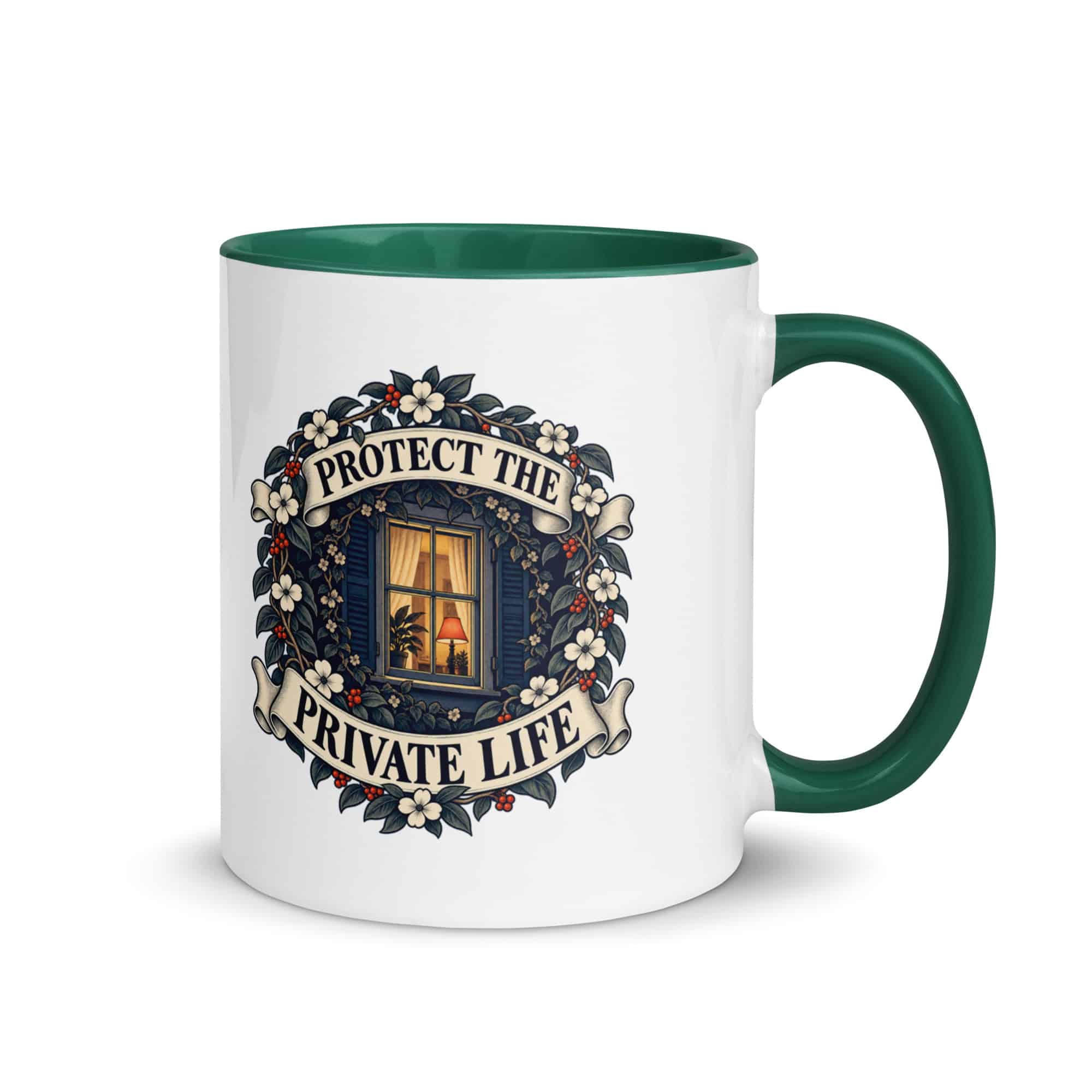 Color Inside Coffee Mug: Protect the private life