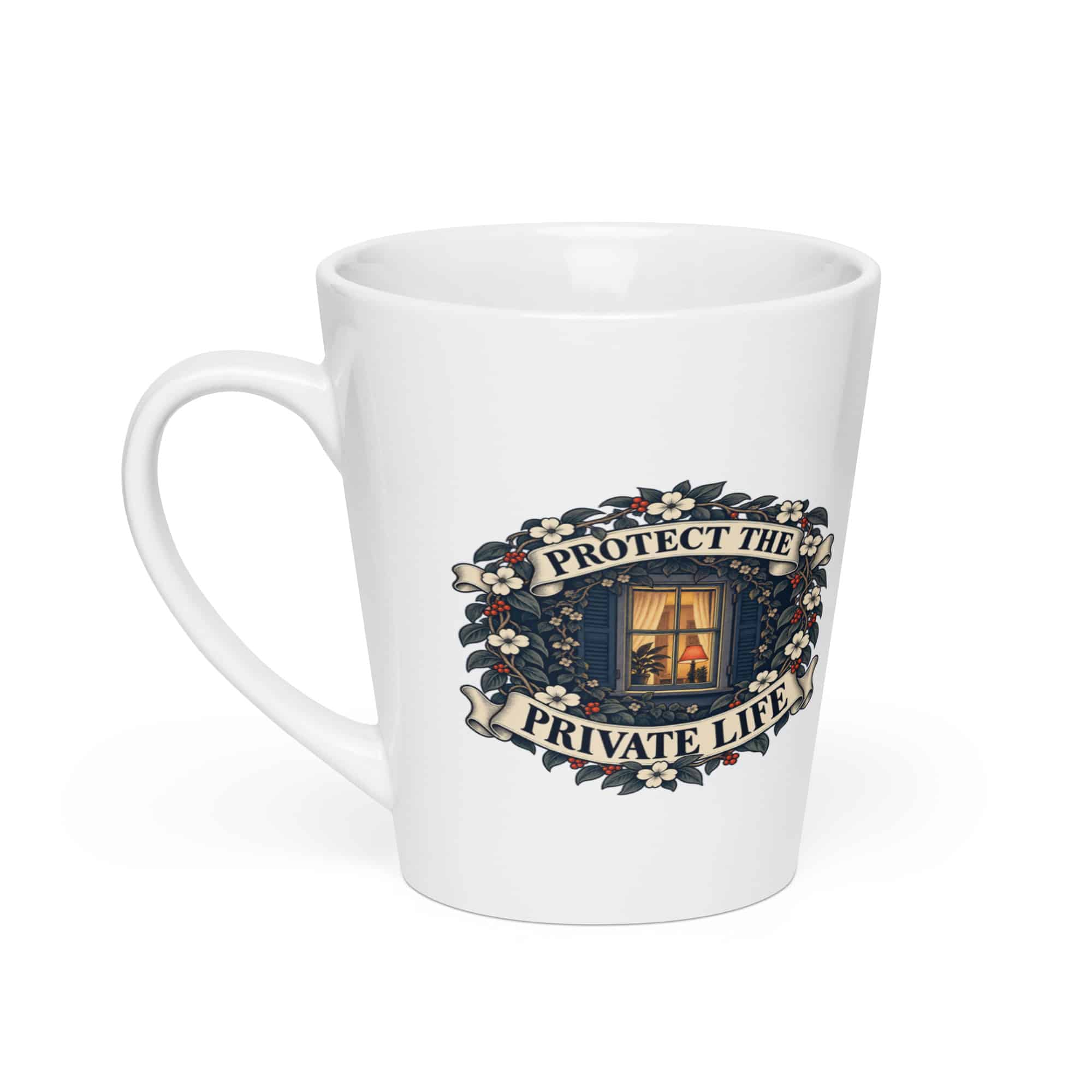 Latte Mug: Protect the private life
