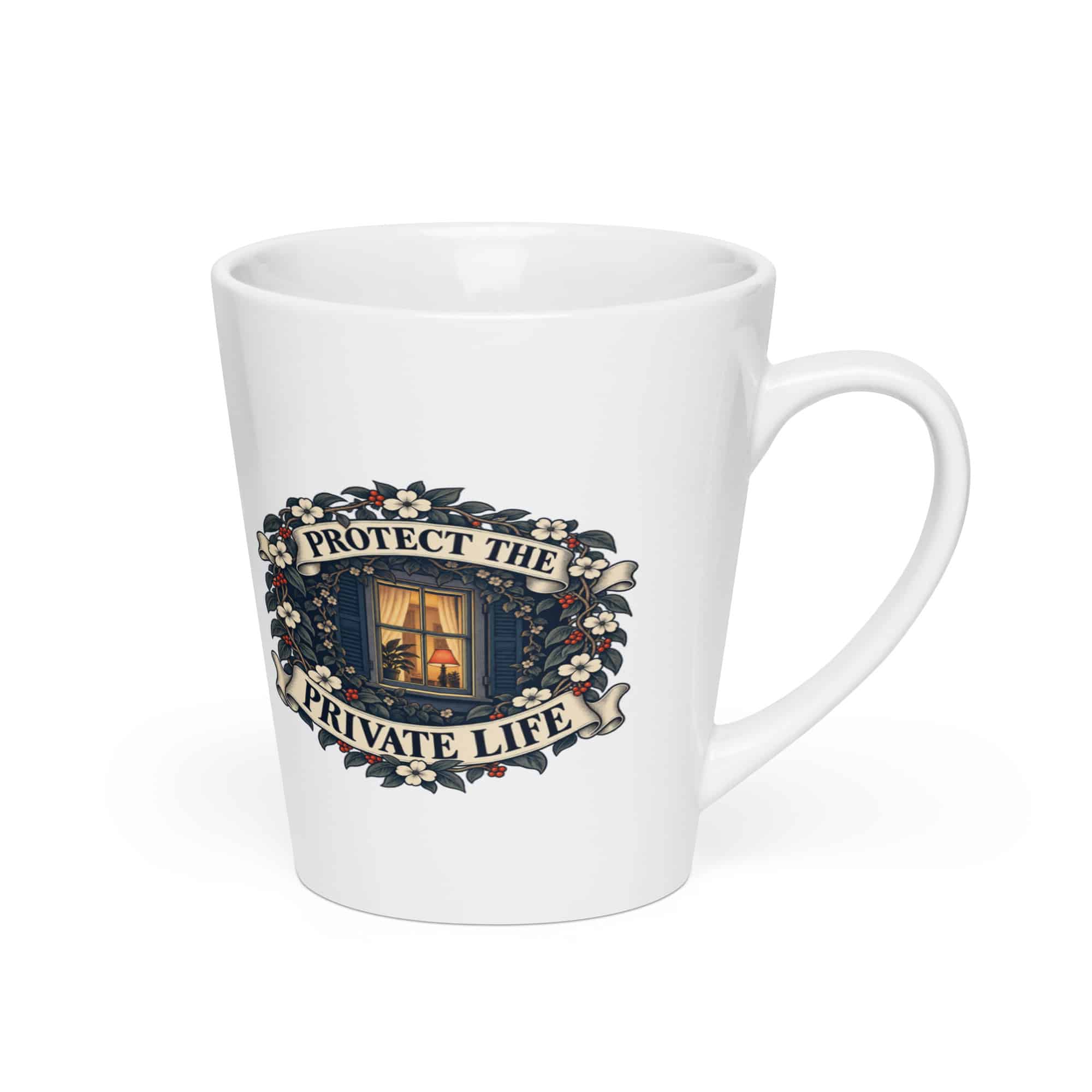 Latte Mug: Protect the private life