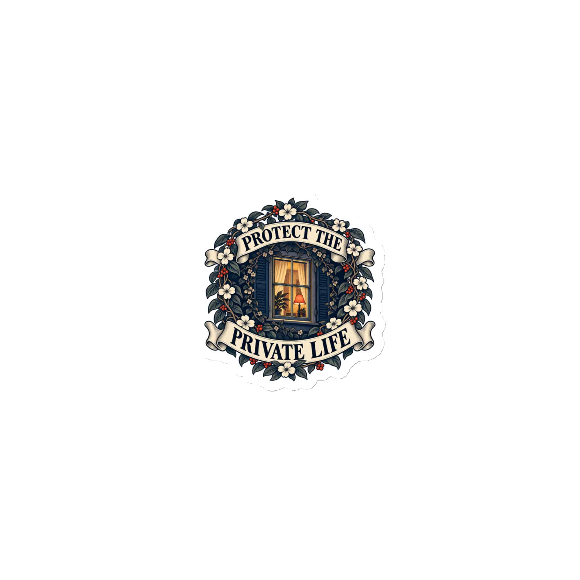 Die-Cut Magnet: Protect the private life