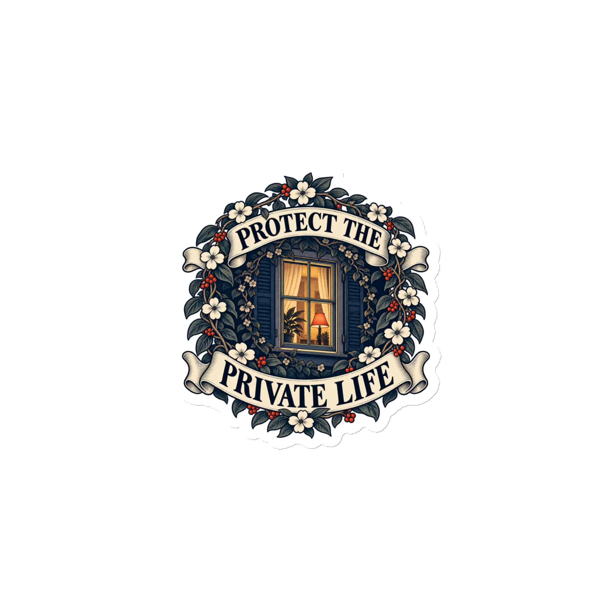 Die-Cut Magnet: Protect the private life