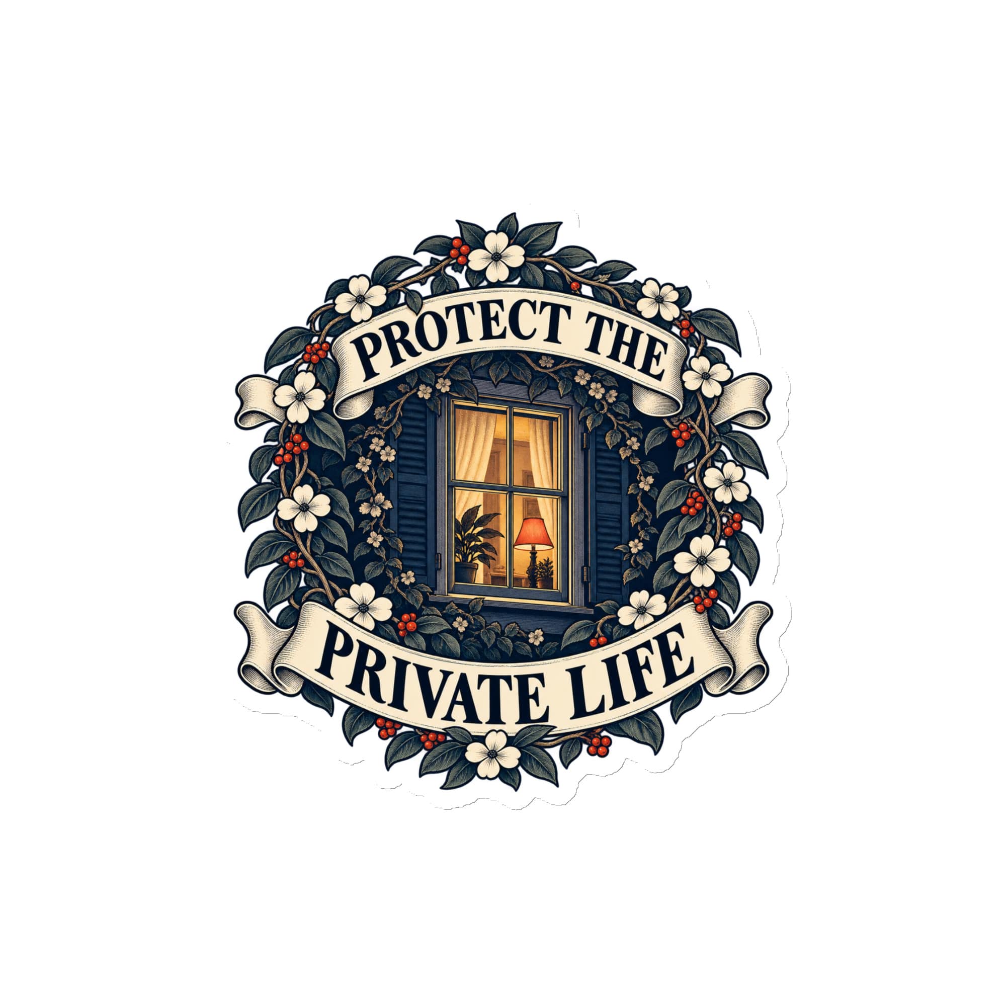 Die-Cut Magnet: Protect the private life