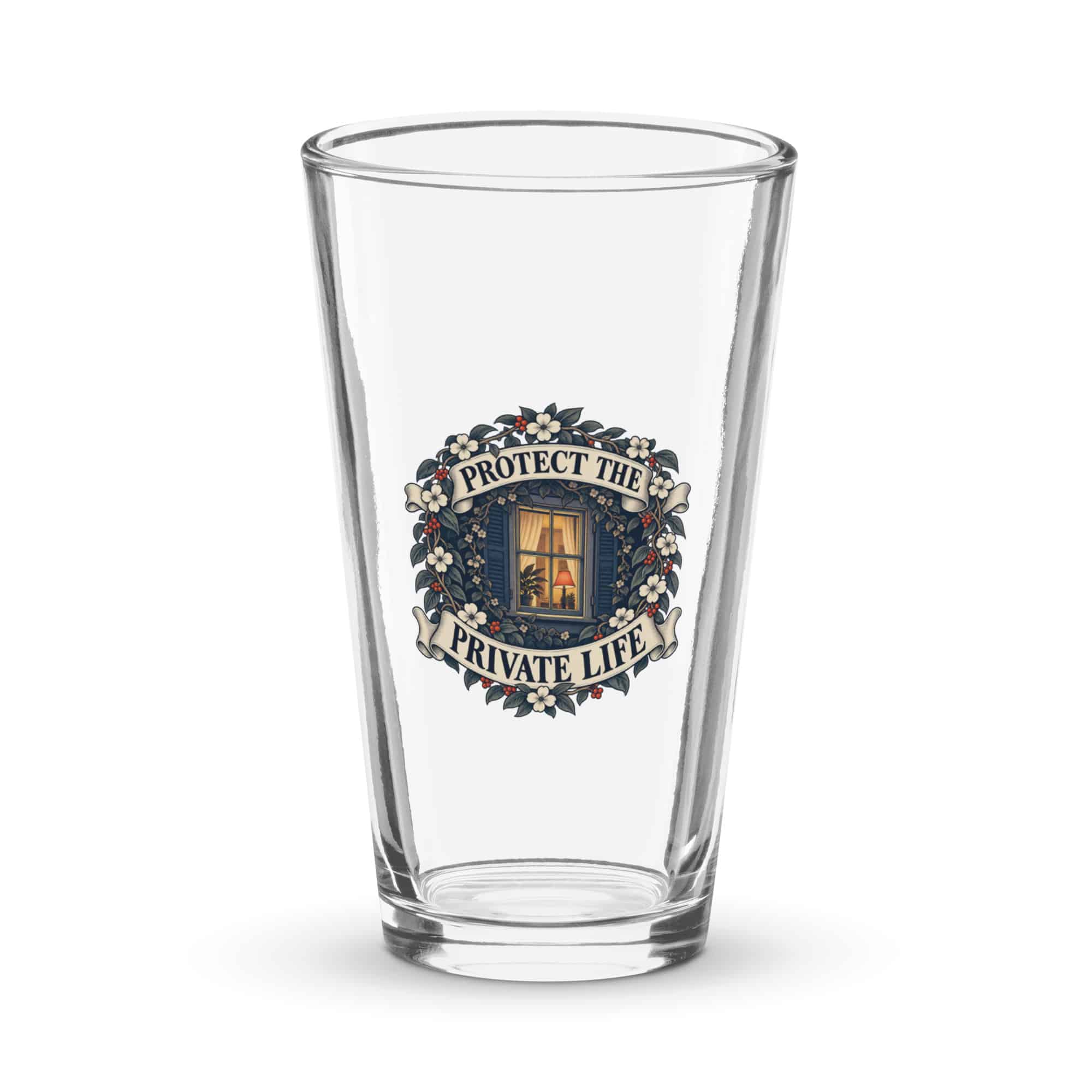 Pint Glass: Protect the private life