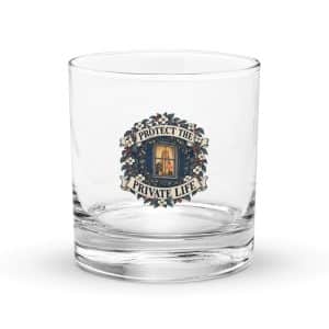 Rocks Glass: Protect the private life - 10.5 oz - Main