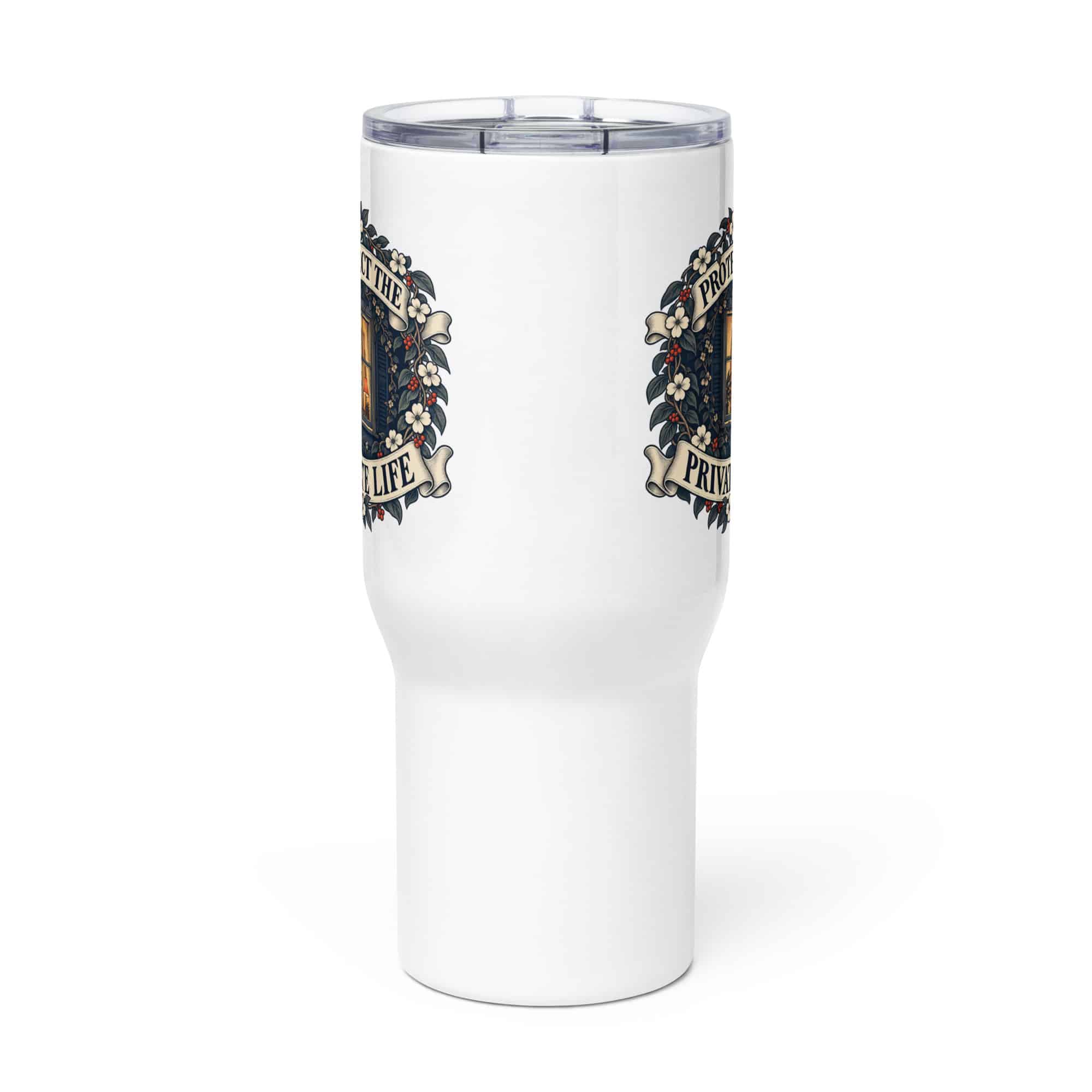 Travel Mug: Protect the private life