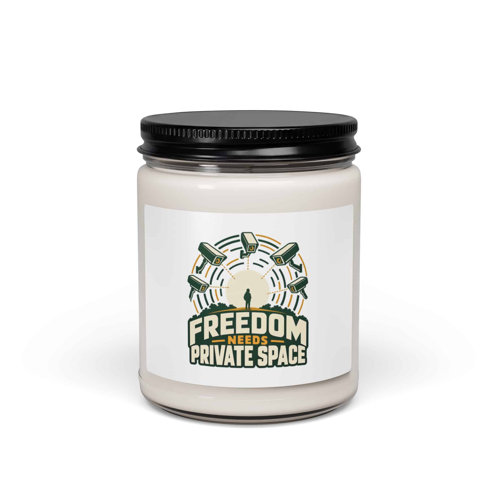 Soy Wax Candle: Freedom needs private space