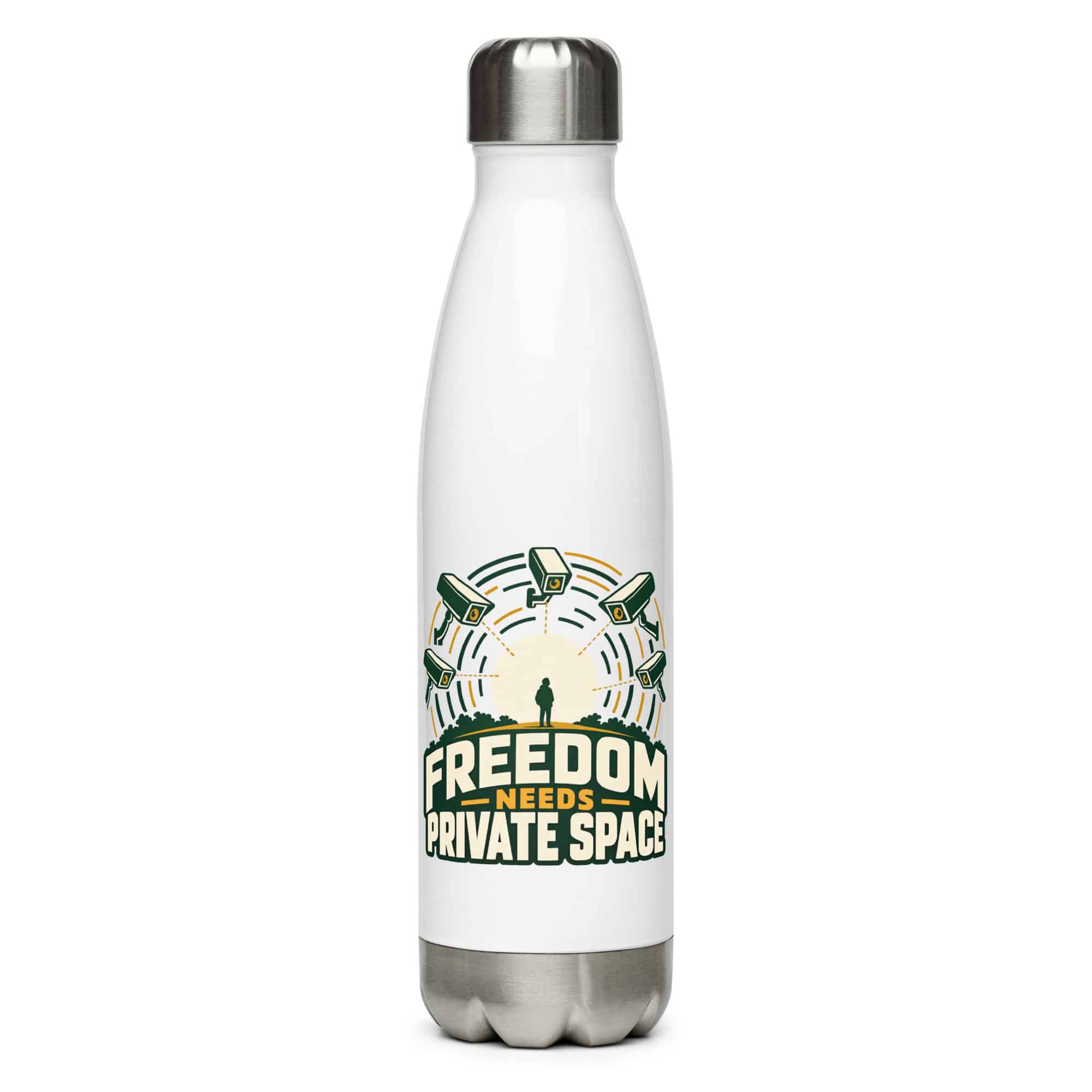 Stainless Steel Water Bottle: Freedom needs private space