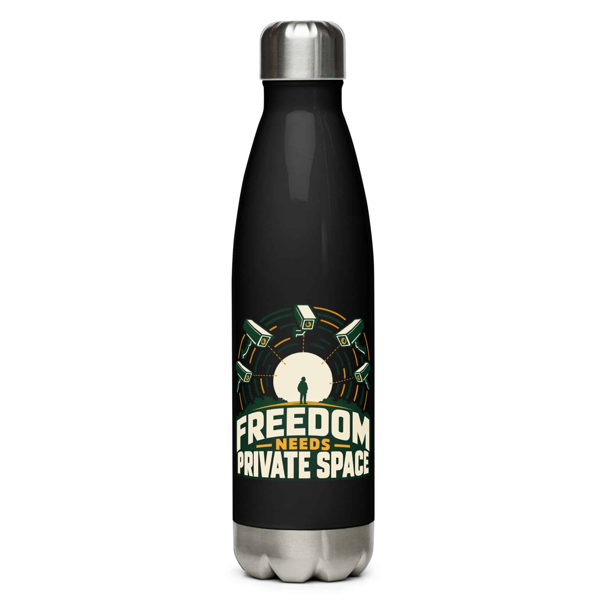 Stainless Steel Water Bottle: Freedom needs private space