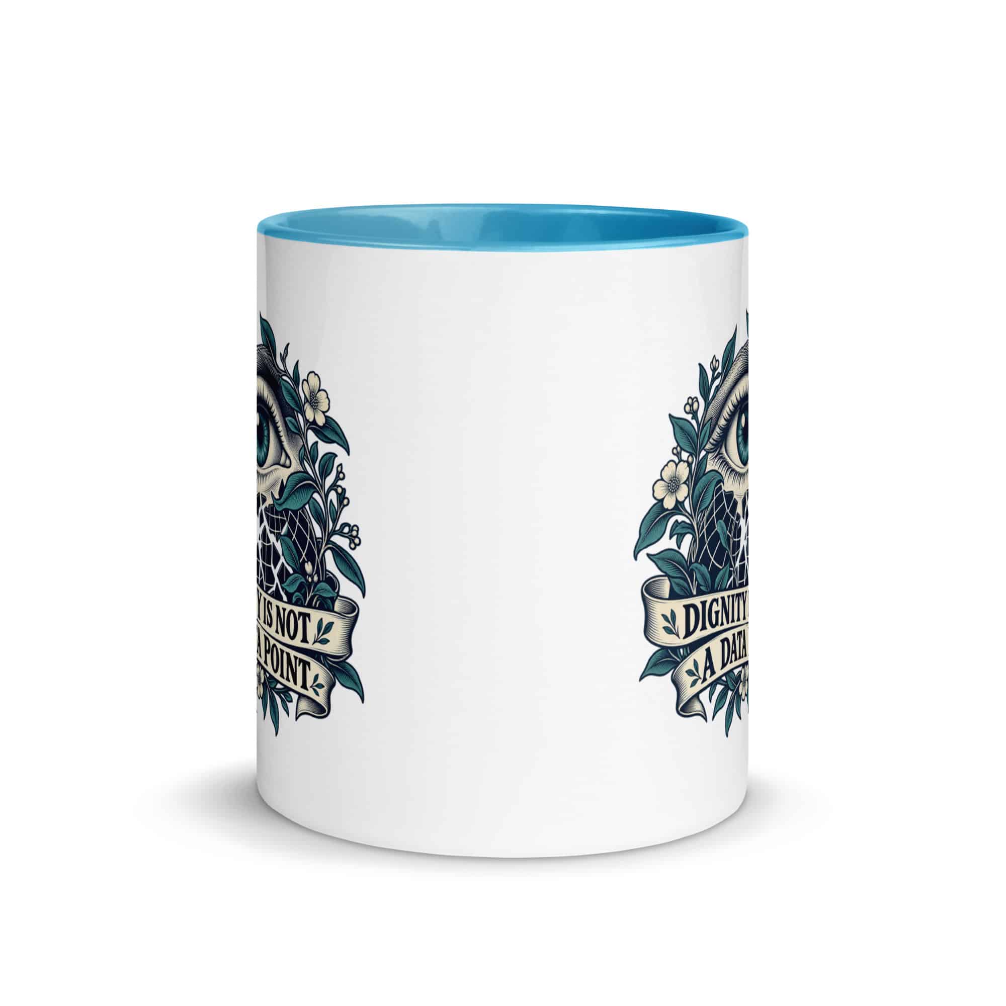 Color Inside Coffee Mug: Dignity is not a data point