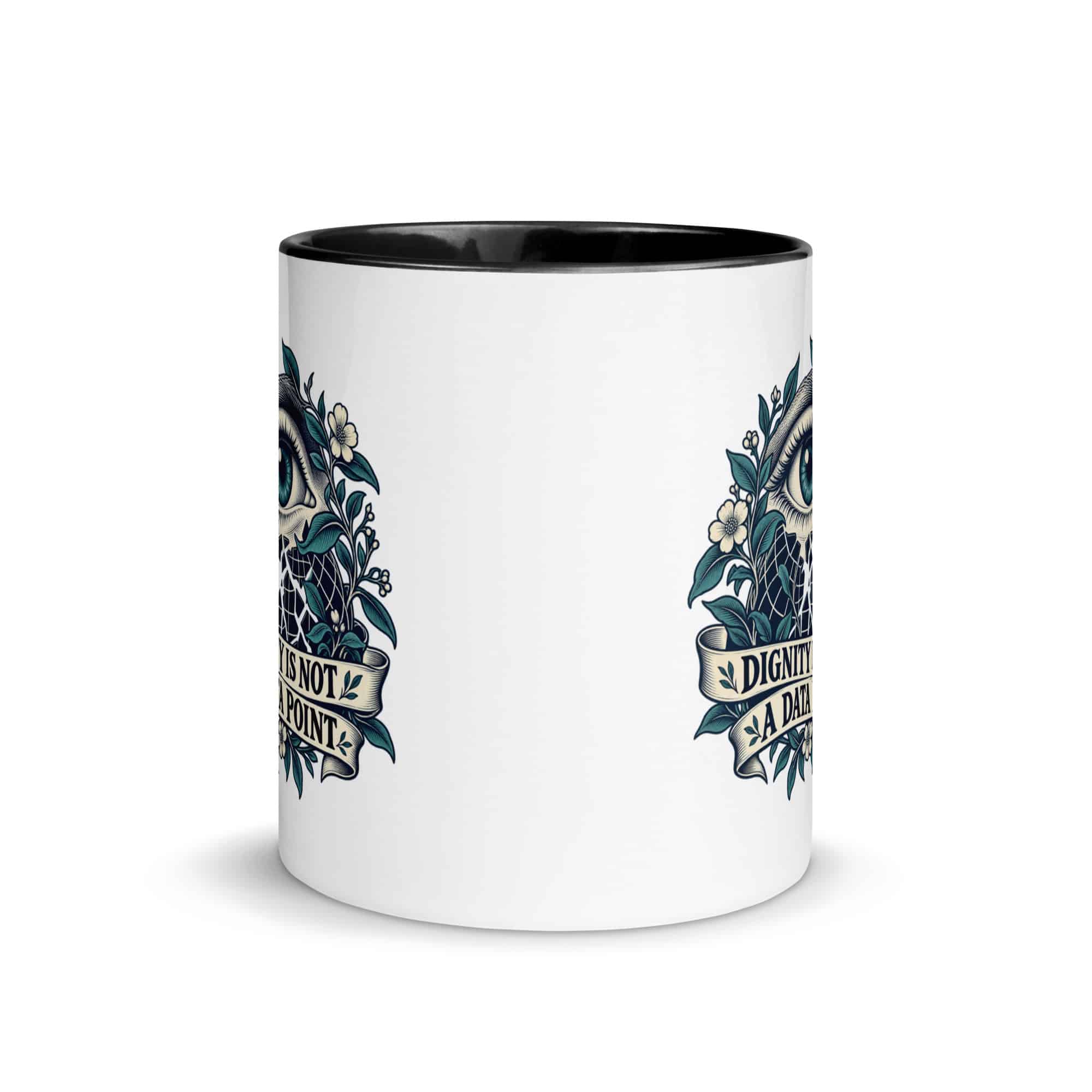 Color Inside Coffee Mug: Dignity is not a data point