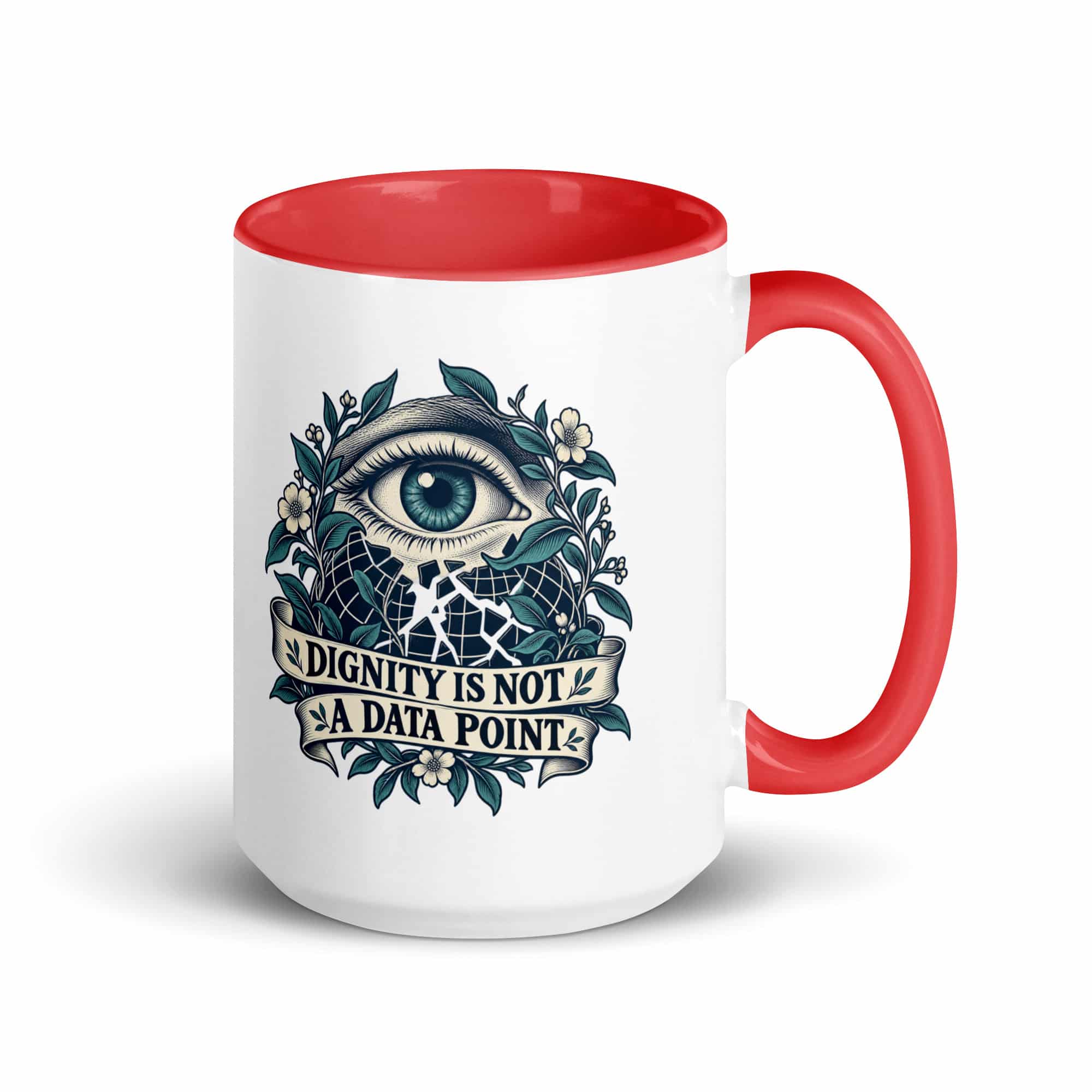 Color Inside Coffee Mug: Dignity is not a data point