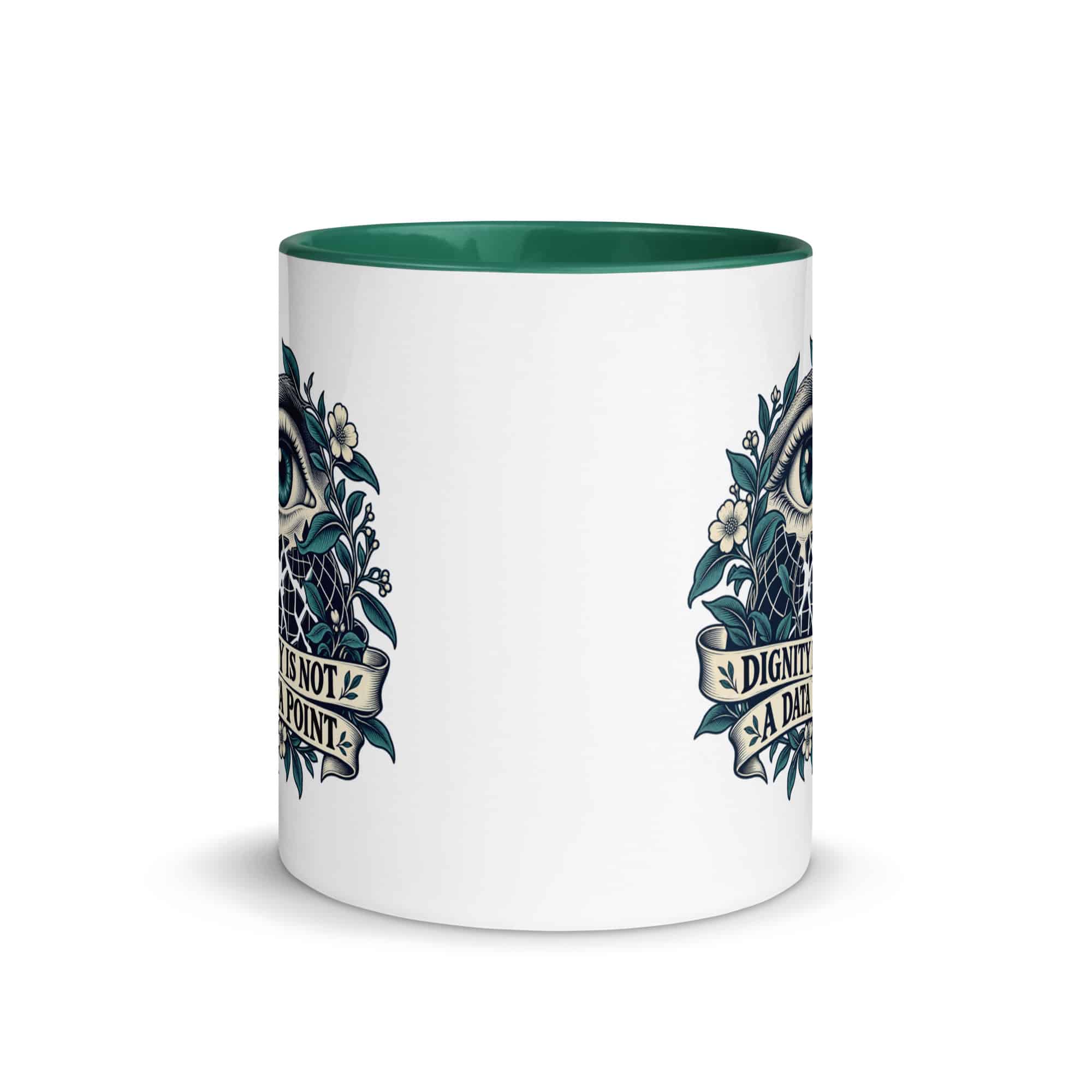 Color Inside Coffee Mug: Dignity is not a data point