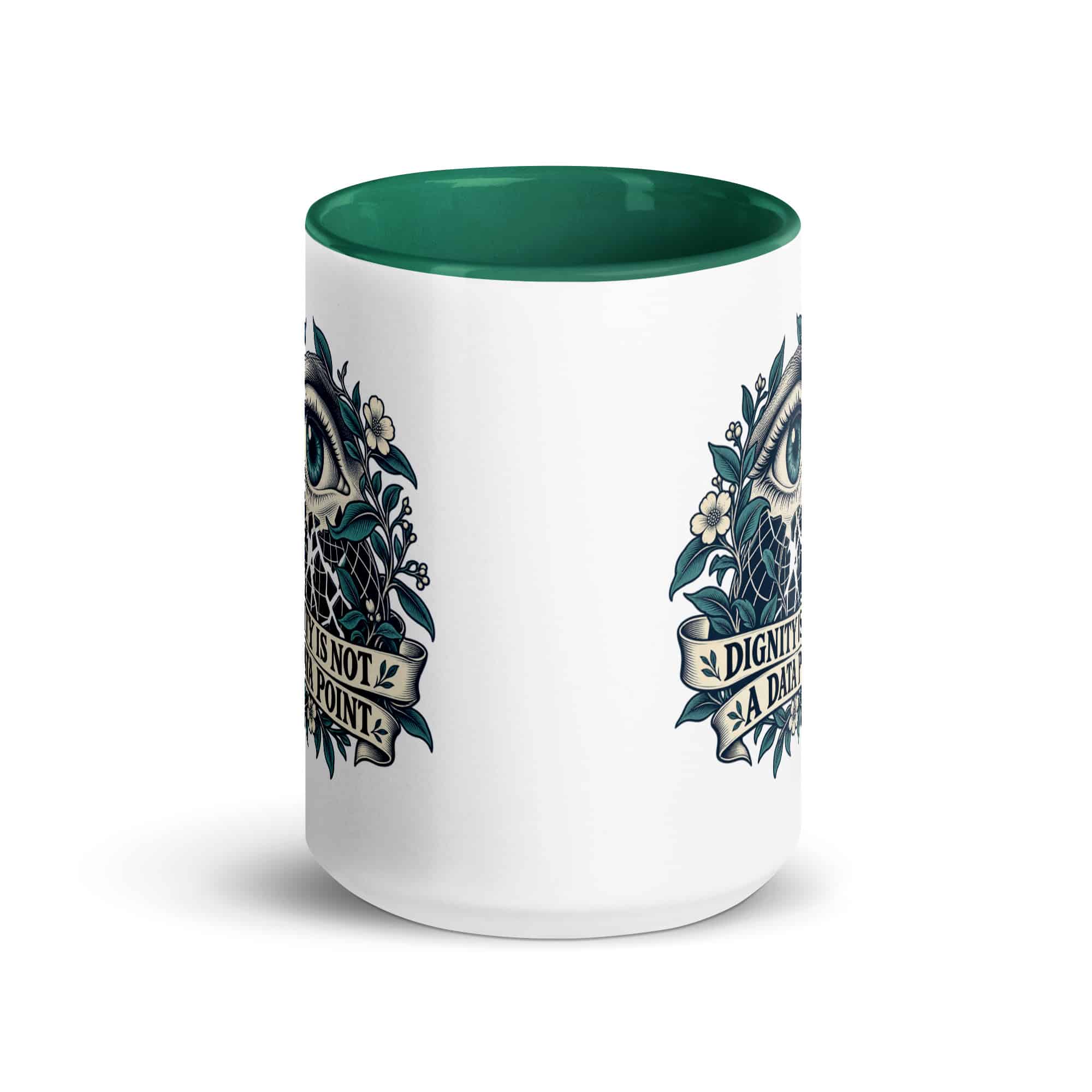 Color Inside Coffee Mug: Dignity is not a data point