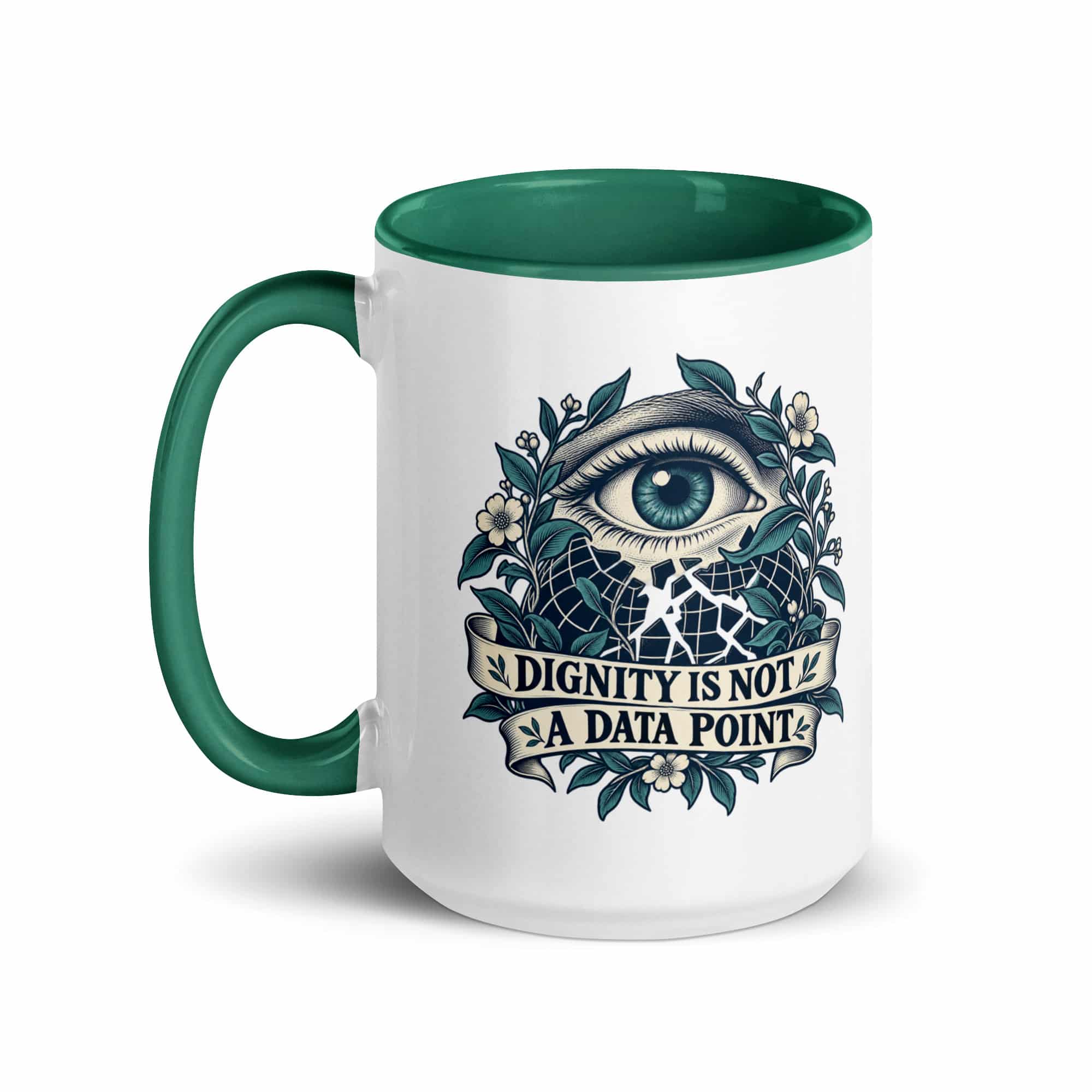Color Inside Coffee Mug: Dignity is not a data point