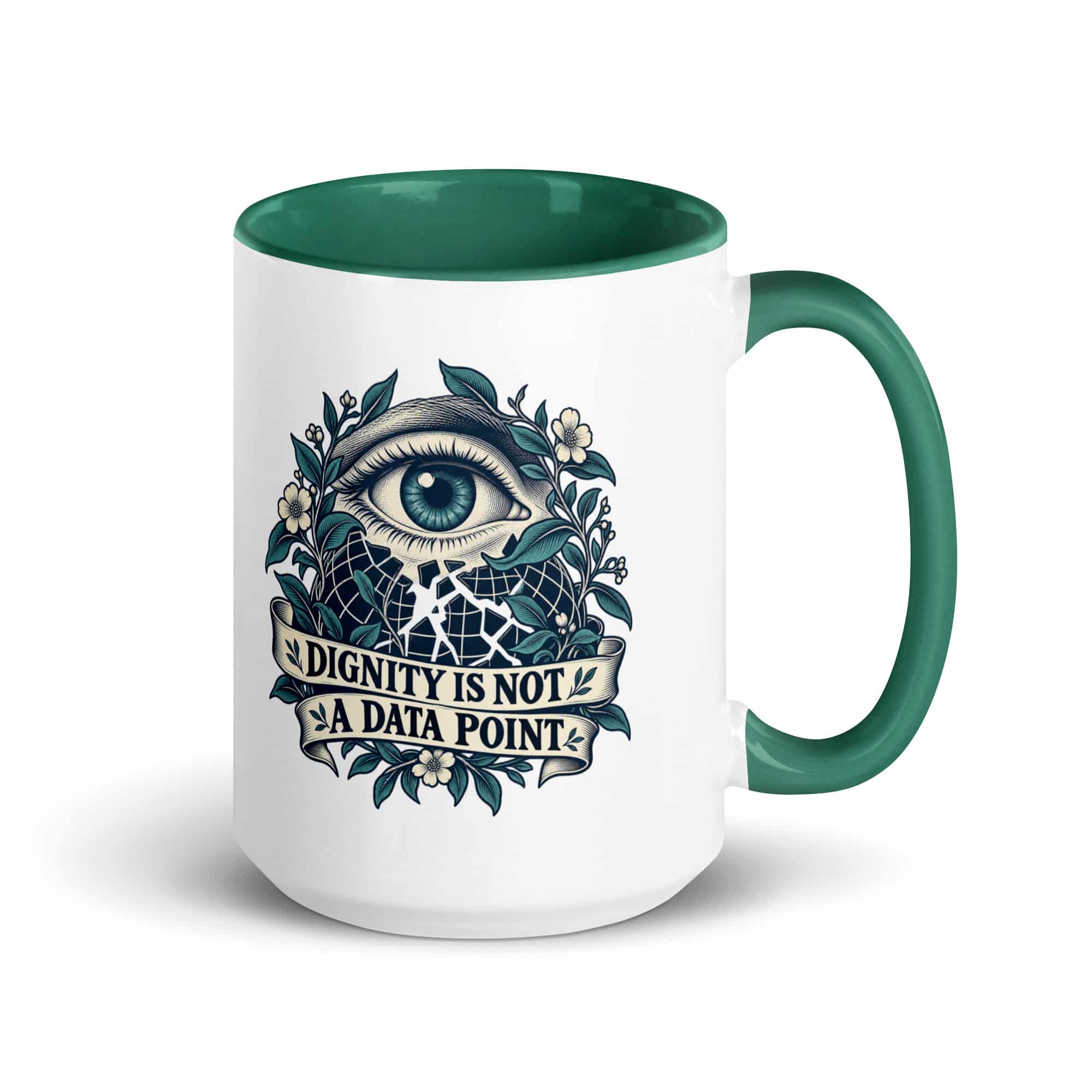 Color Inside Coffee Mug: Dignity is not a data point
