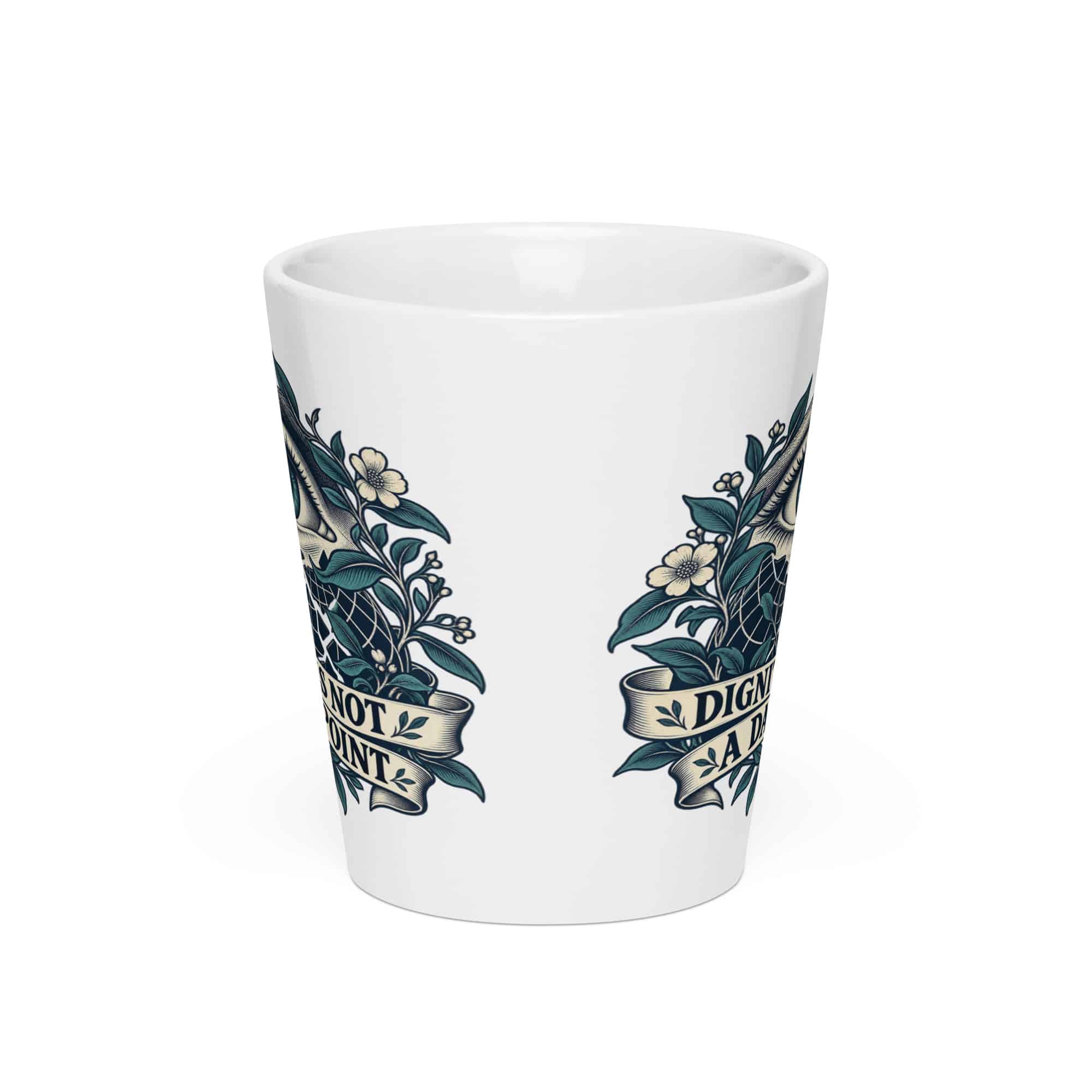 Latte Mug: Dignity is not a data point