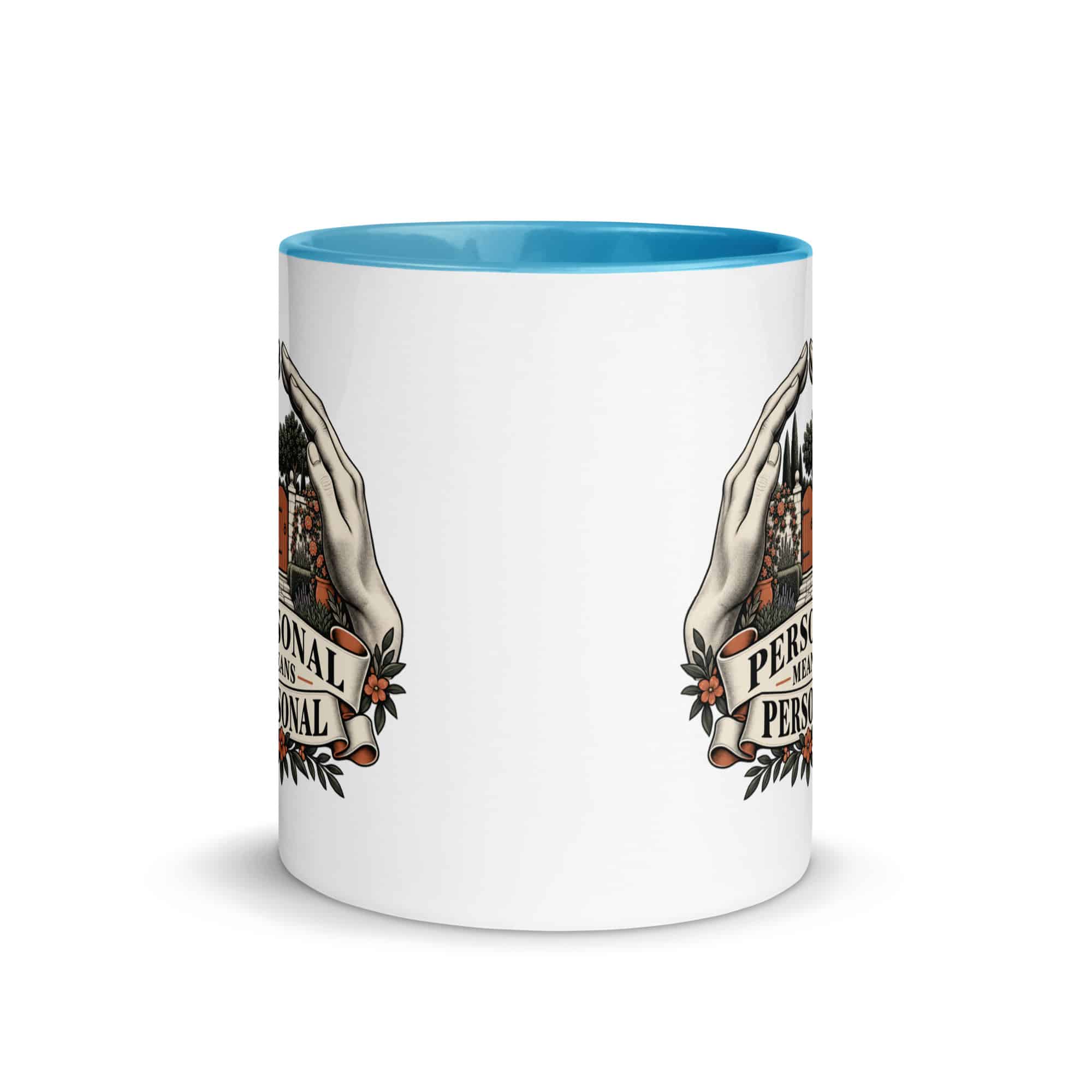 Color Inside Coffee Mug: Personal means personal