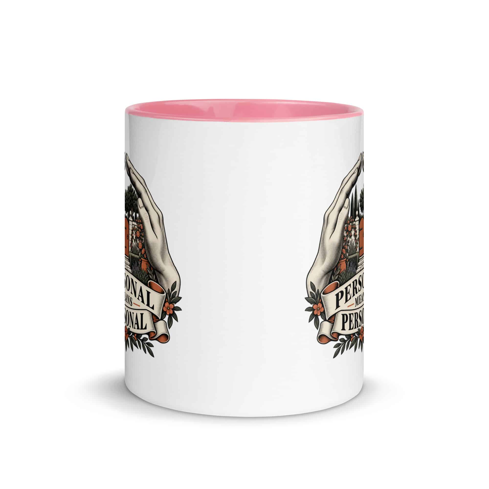 Color Inside Coffee Mug: Personal means personal