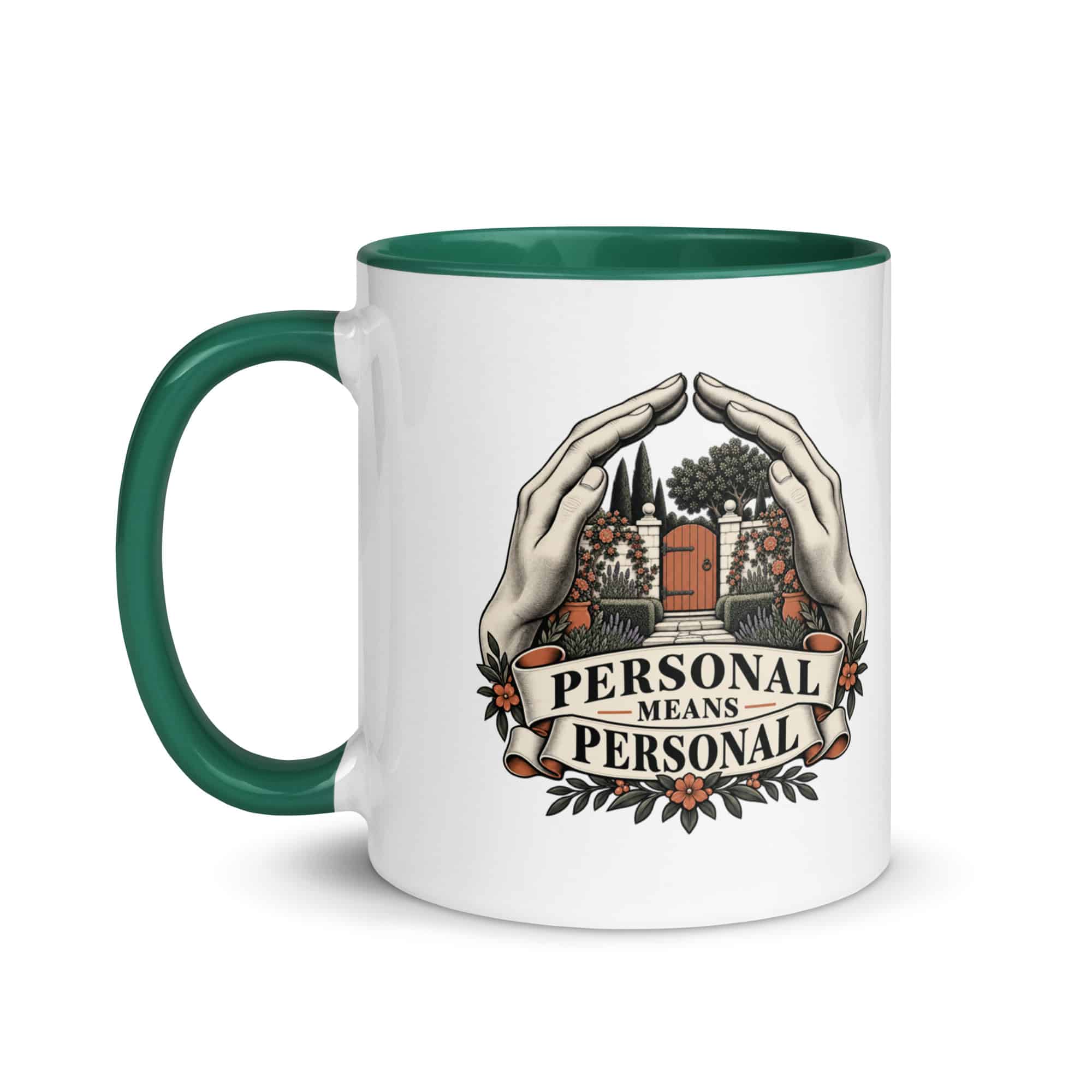 Color Inside Coffee Mug: Personal means personal