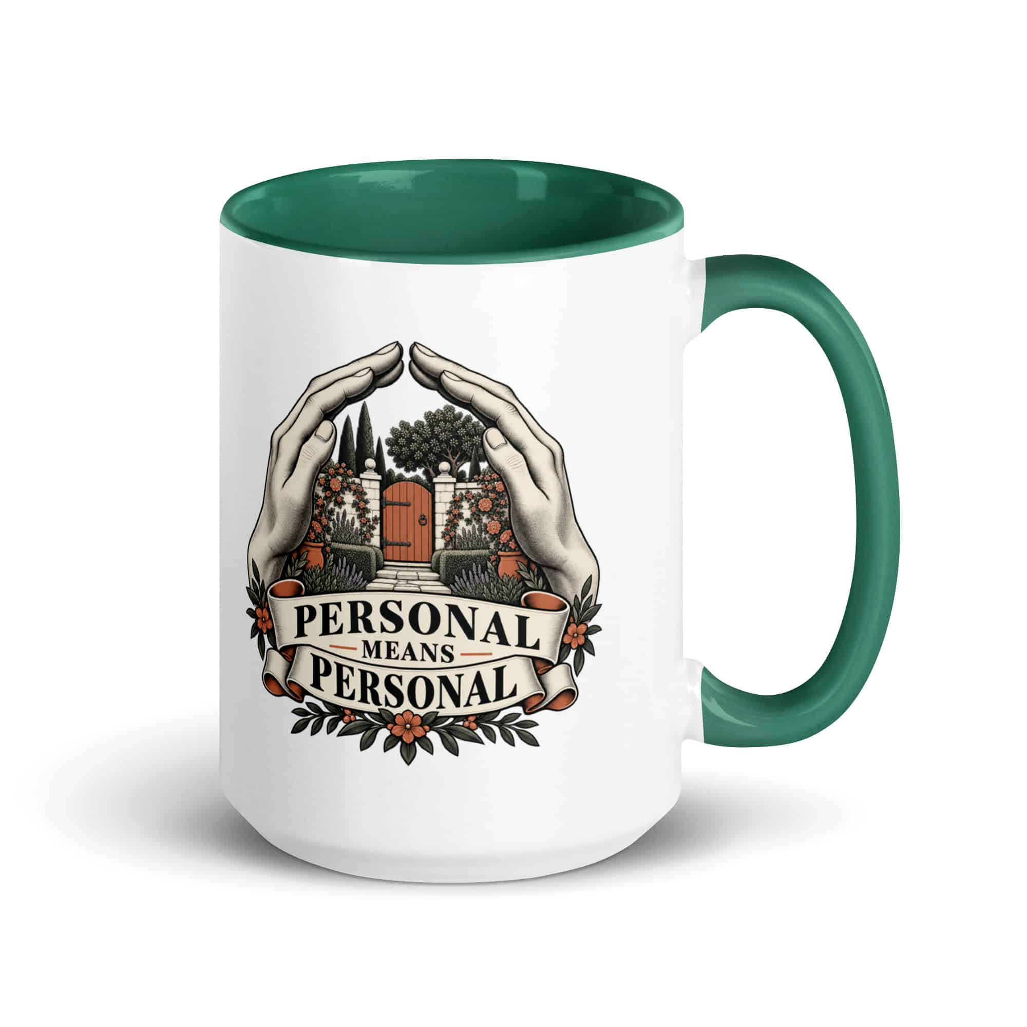 Color Inside Coffee Mug: Personal means personal