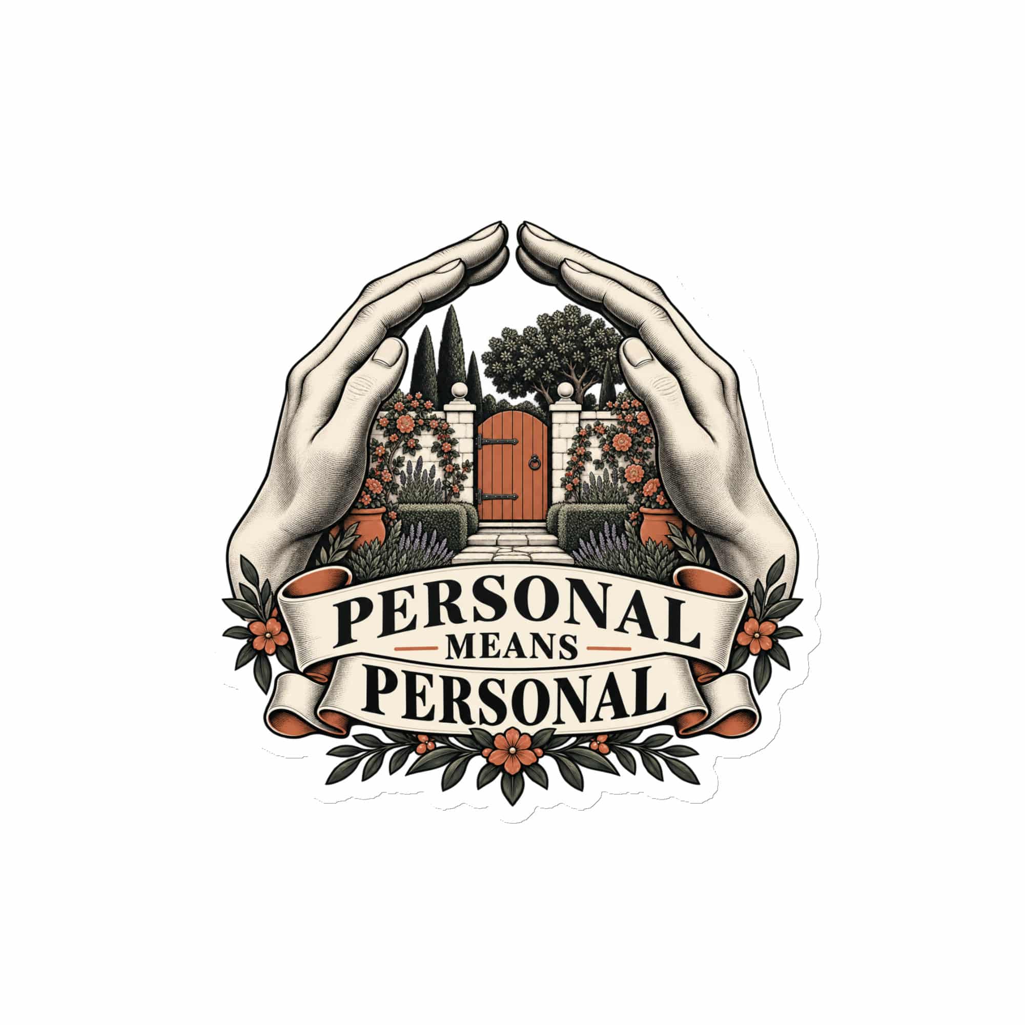 Die-Cut Magnet: Personal means personal