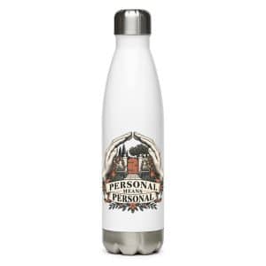 Stainless Steel Water Bottle: Personal means personal - 17 oz - Main