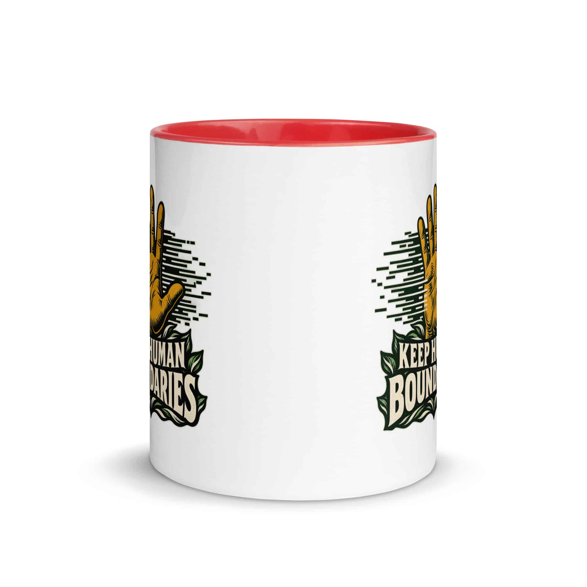 Color Inside Coffee Mug: Keep human boundaries