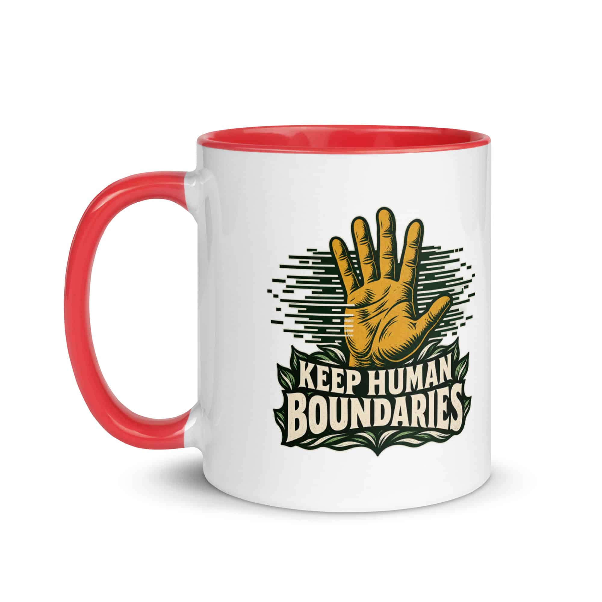 Color Inside Coffee Mug: Keep human boundaries