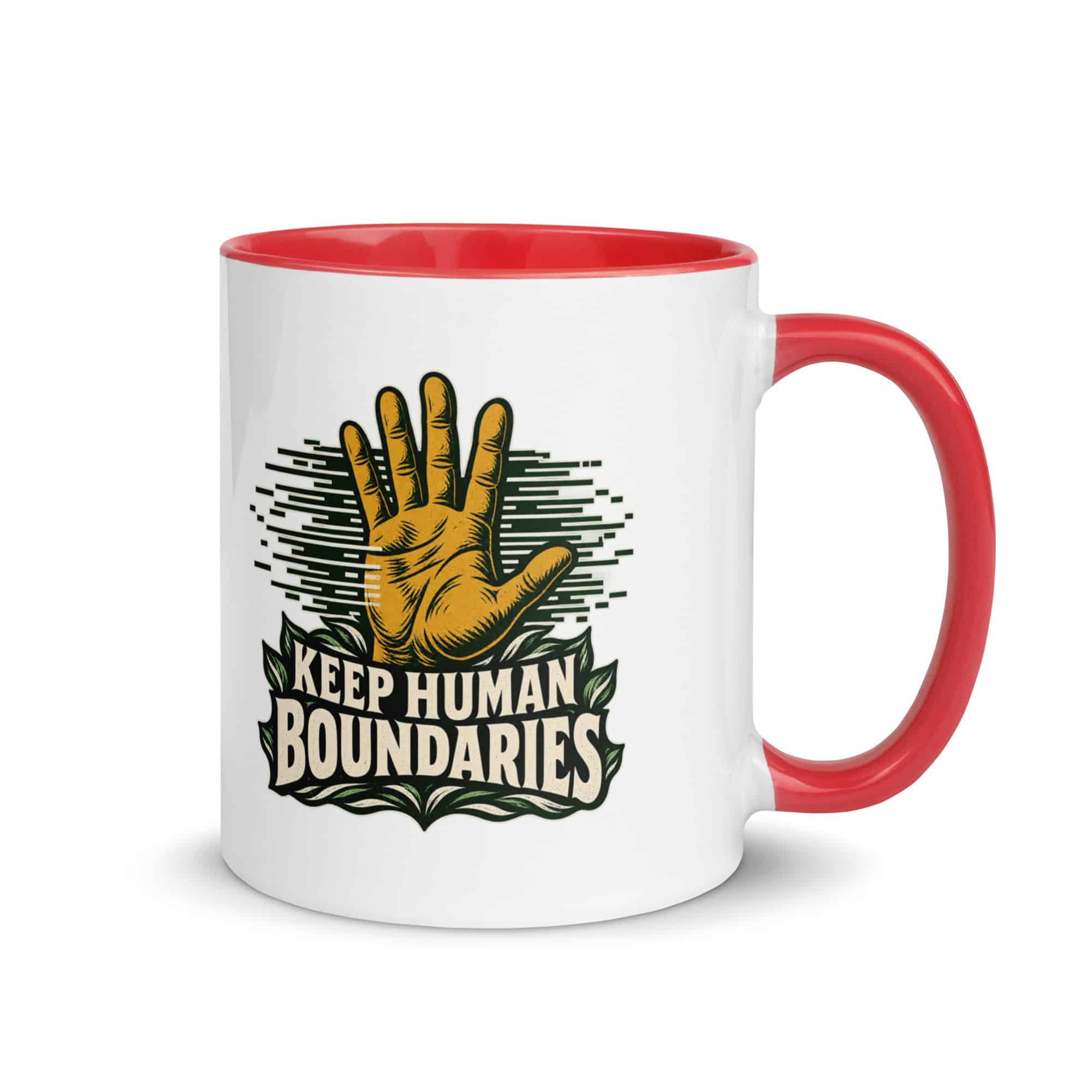 Color Inside Coffee Mug: Keep human boundaries