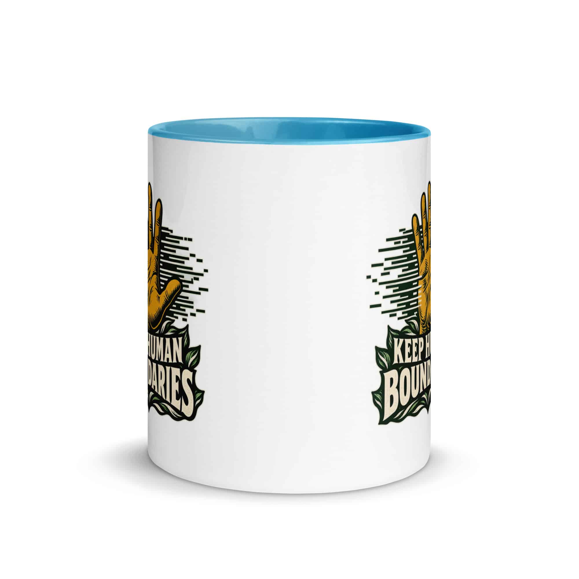 Color Inside Coffee Mug: Keep human boundaries