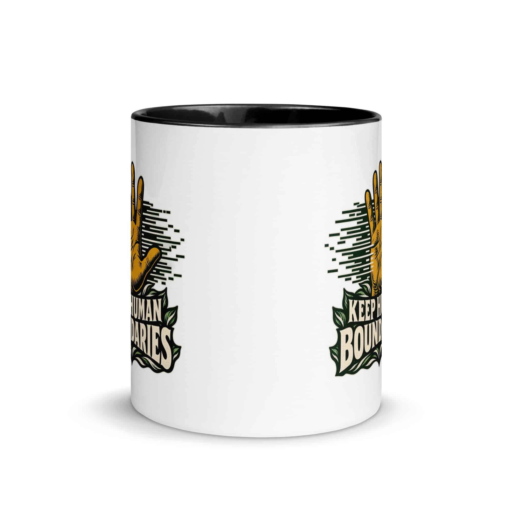 Color Inside Coffee Mug: Keep human boundaries