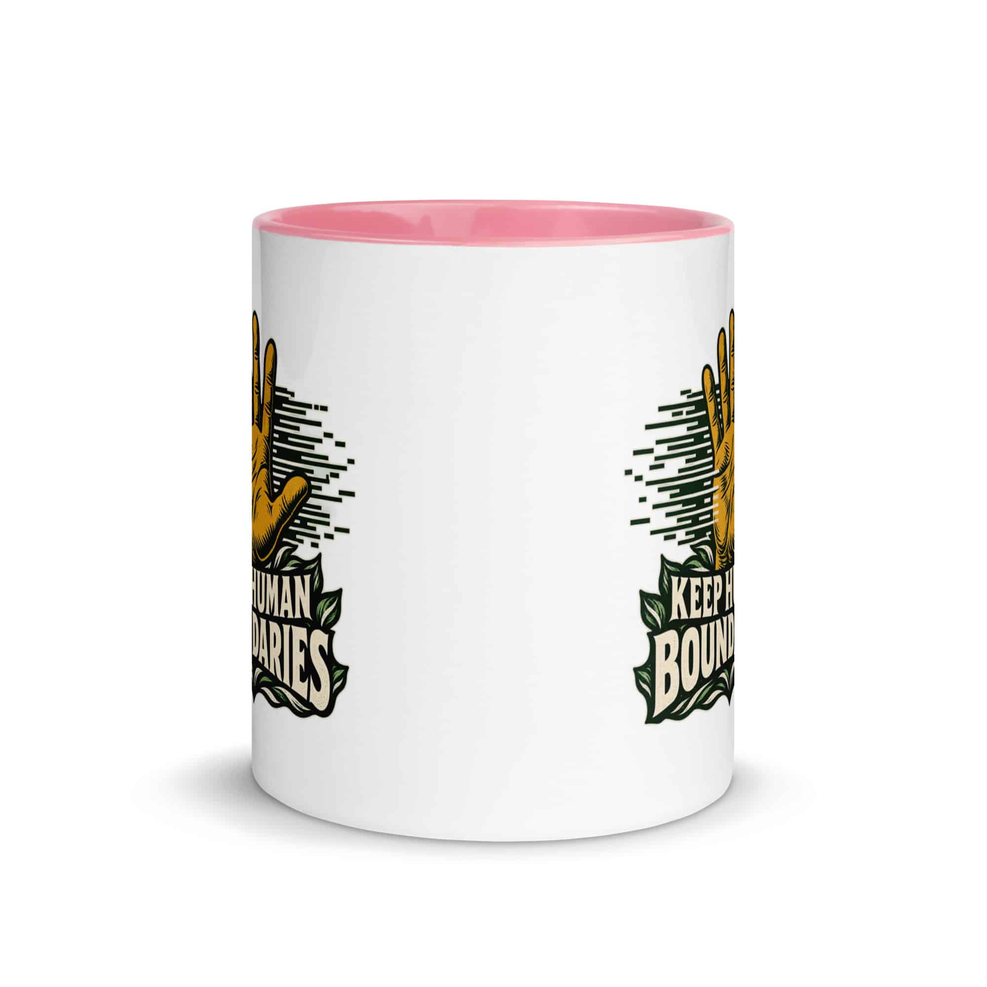Color Inside Coffee Mug: Keep human boundaries