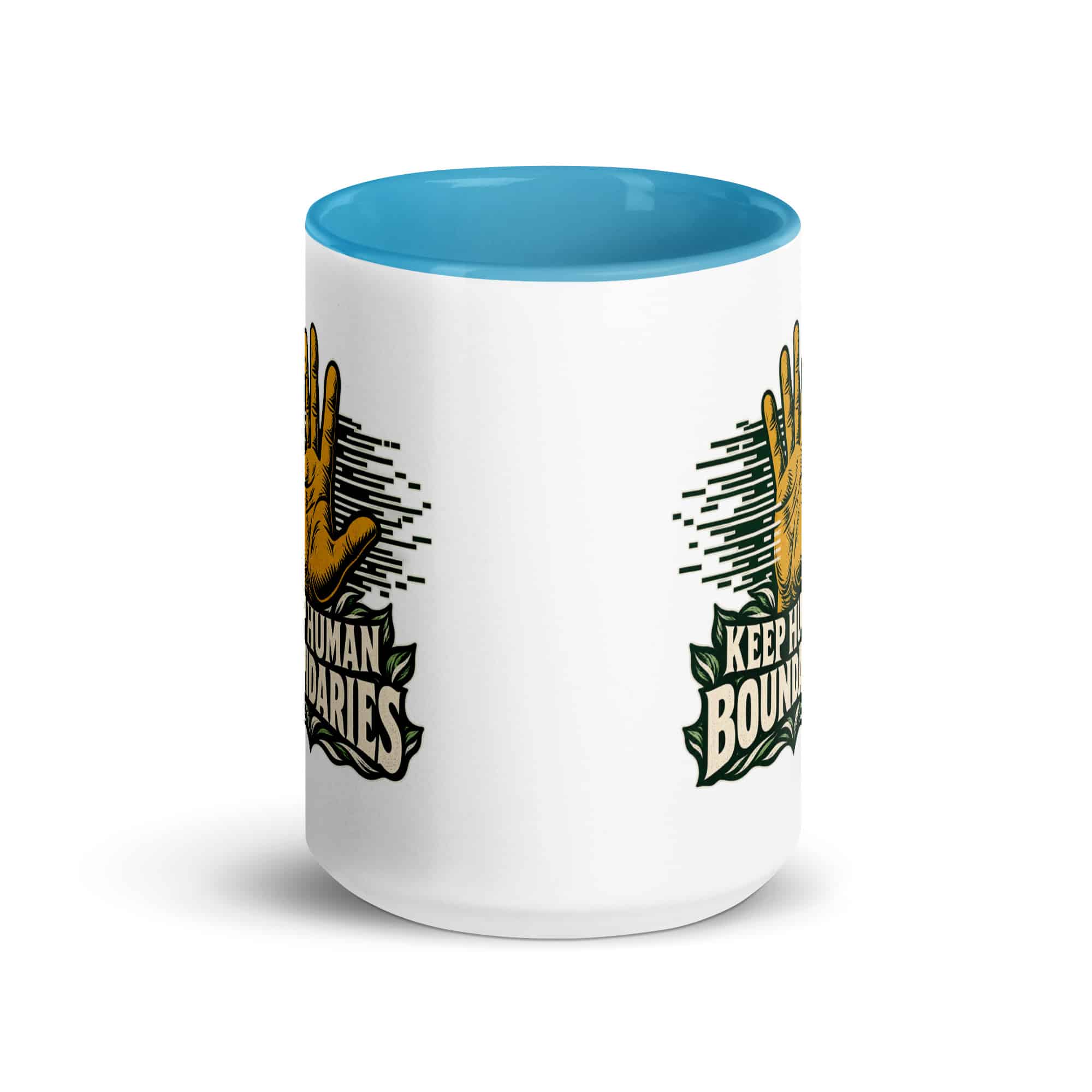 Color Inside Coffee Mug: Keep human boundaries