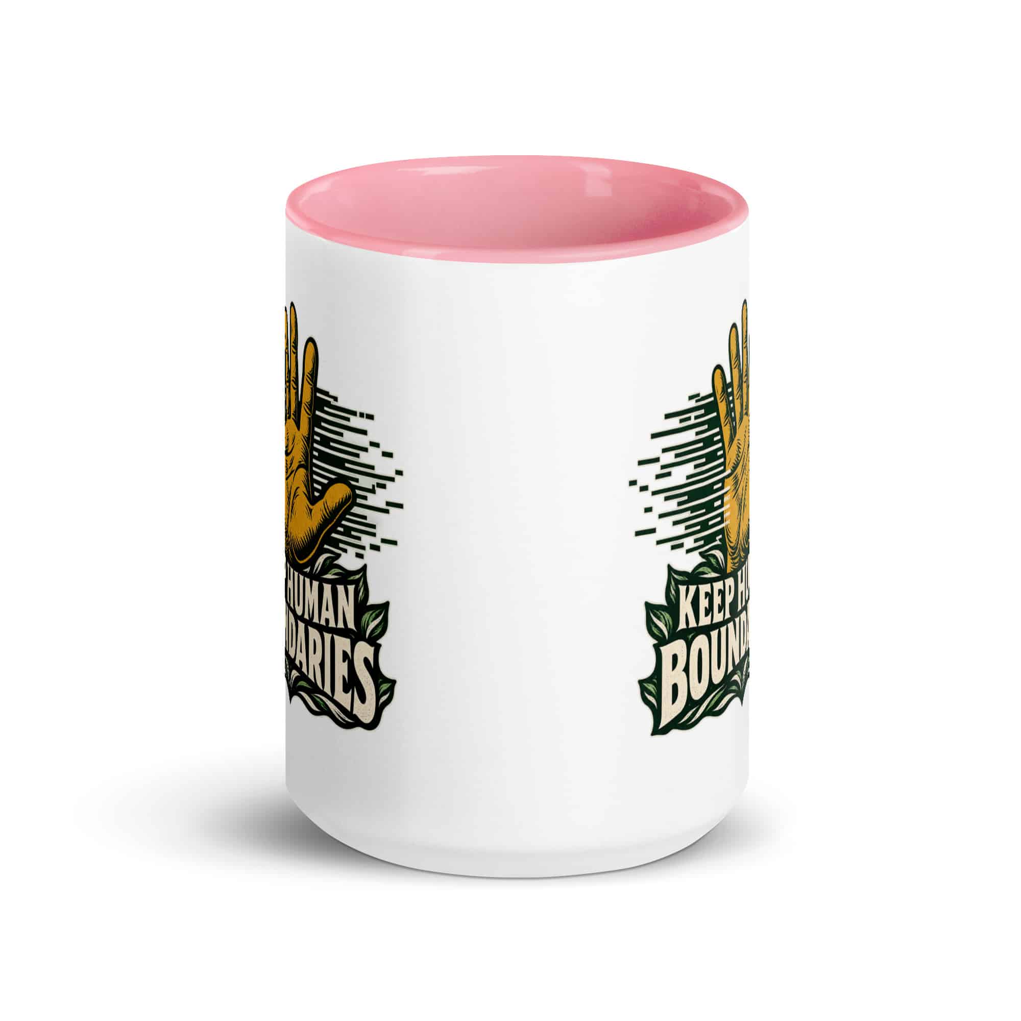 Color Inside Coffee Mug: Keep human boundaries