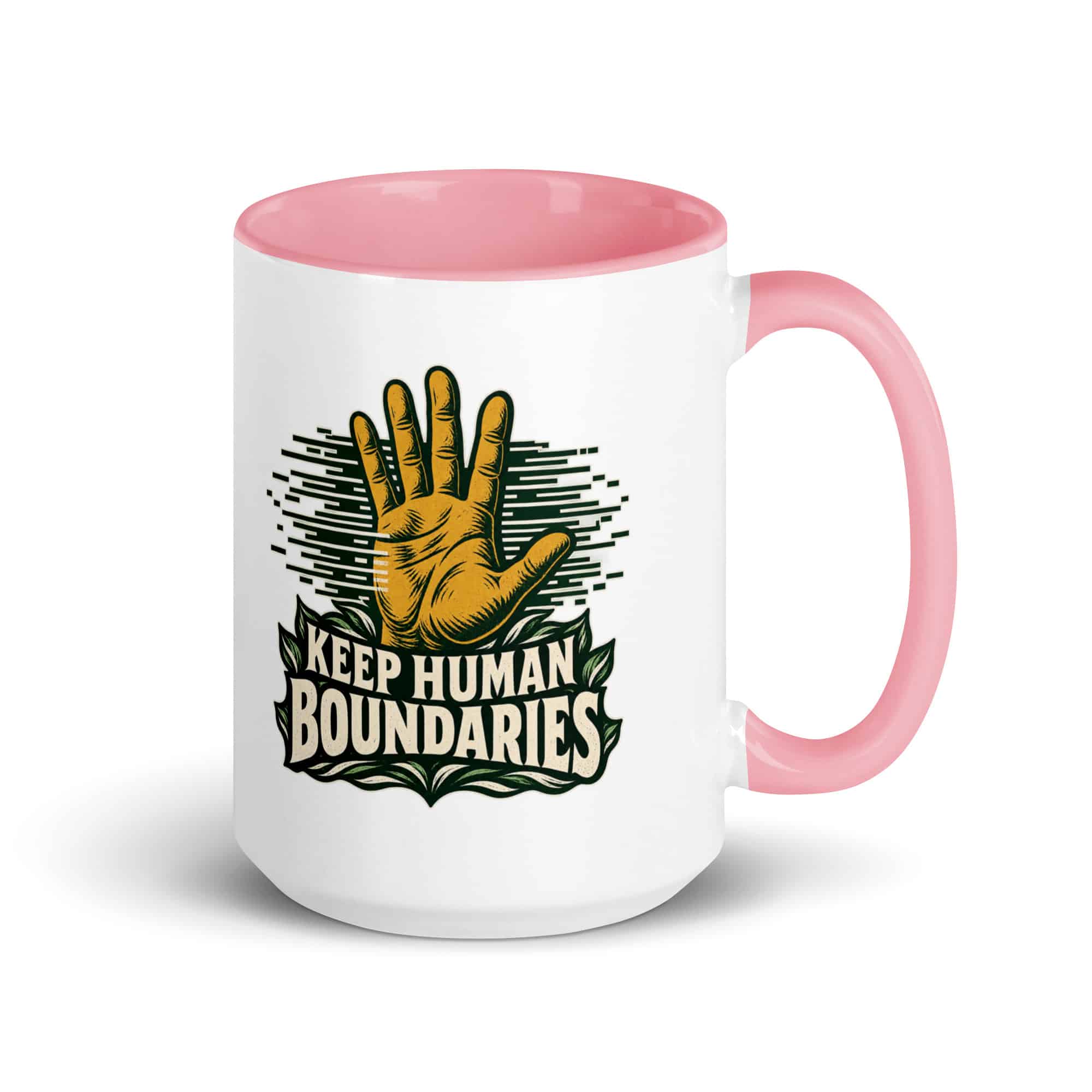 Color Inside Coffee Mug: Keep human boundaries