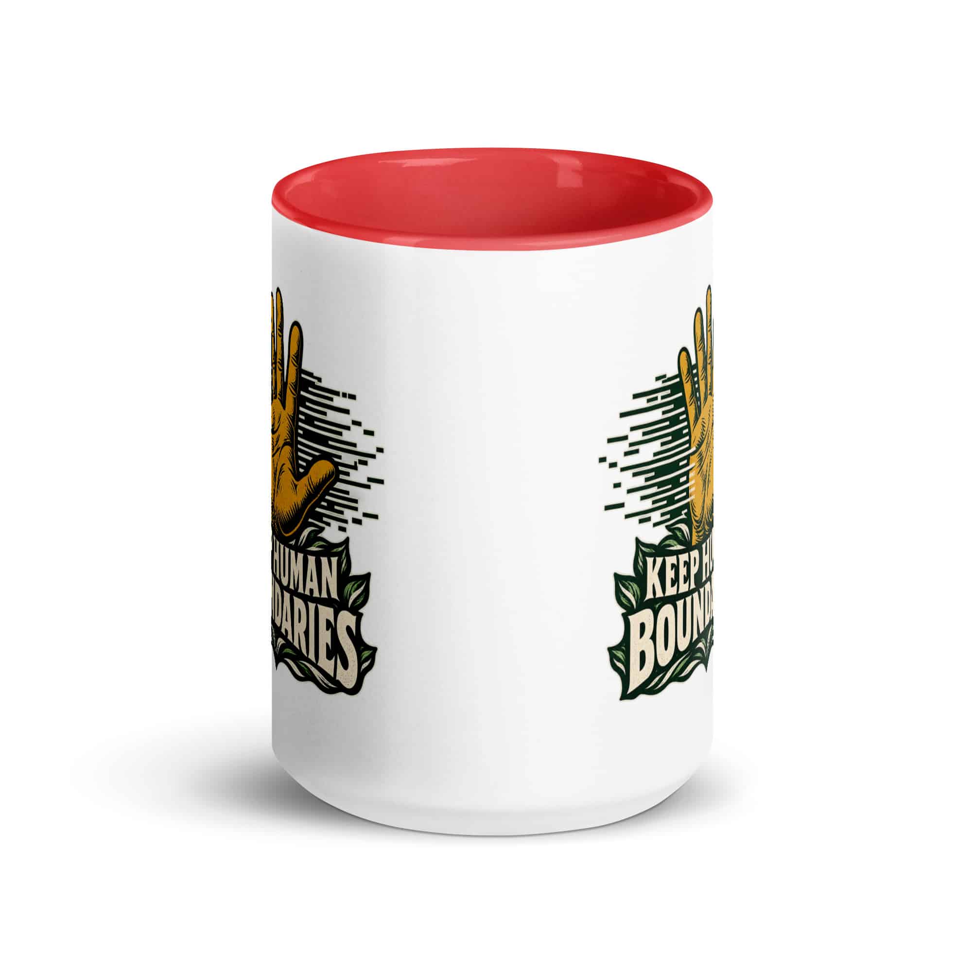 Color Inside Coffee Mug: Keep human boundaries