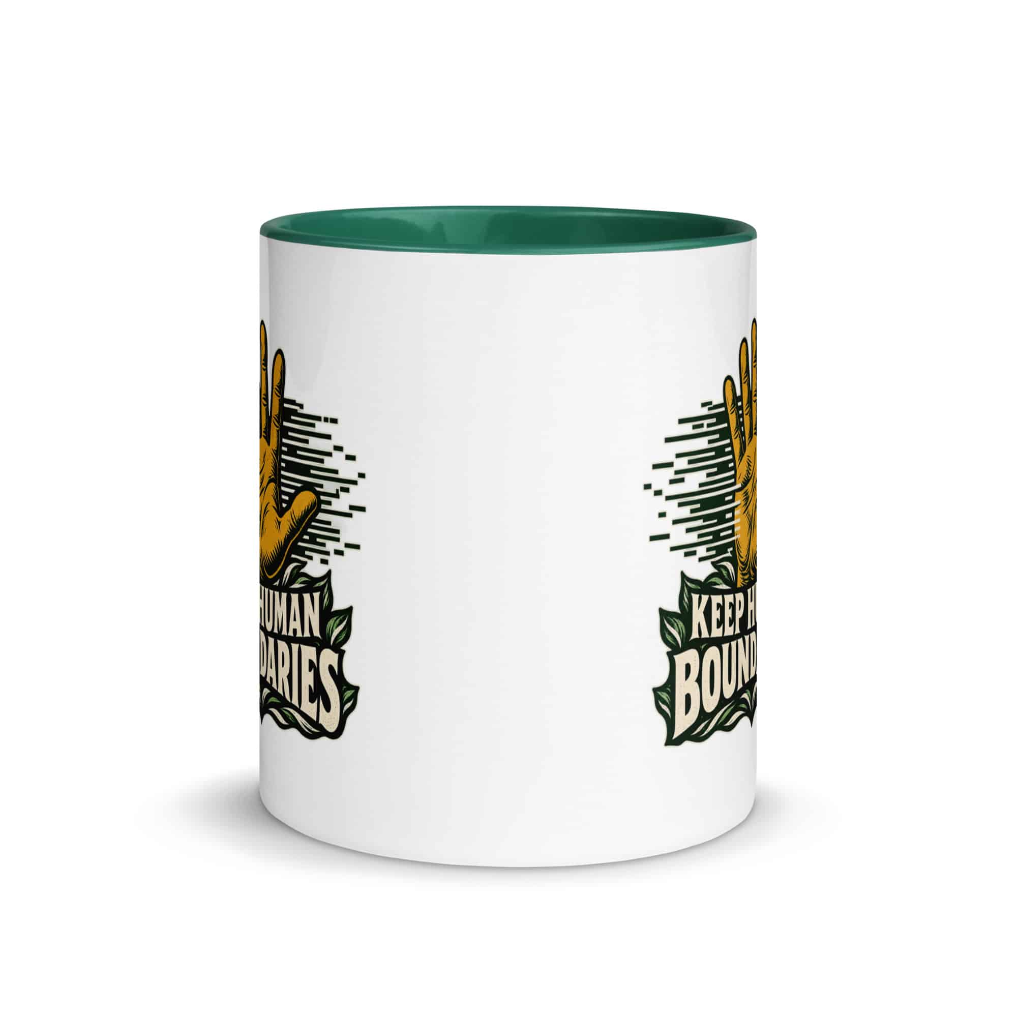 Color Inside Coffee Mug: Keep human boundaries