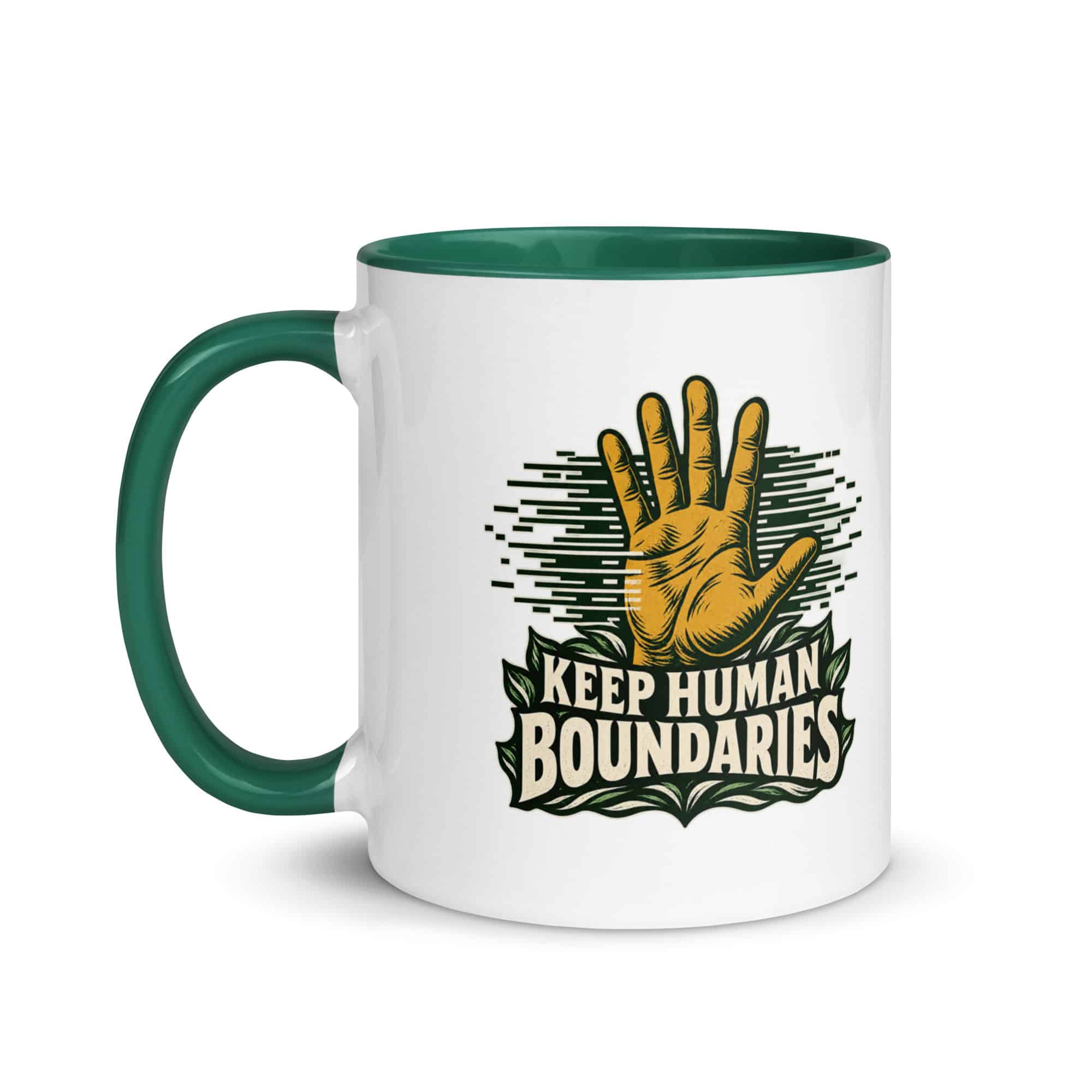 Color Inside Coffee Mug: Keep human boundaries