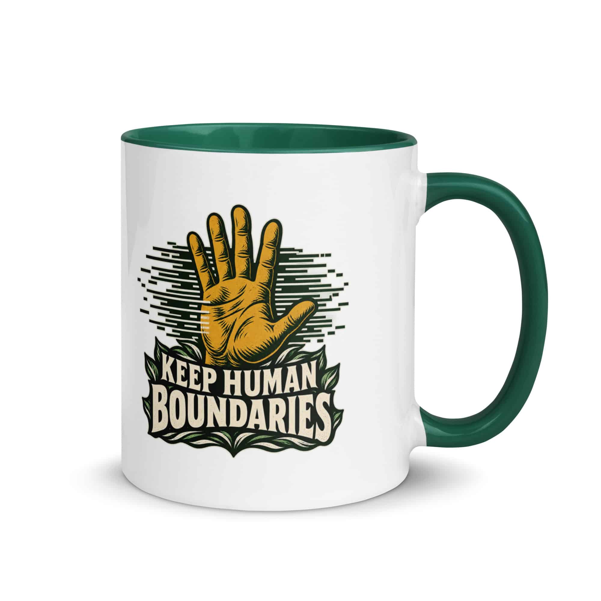 Color Inside Coffee Mug: Keep human boundaries