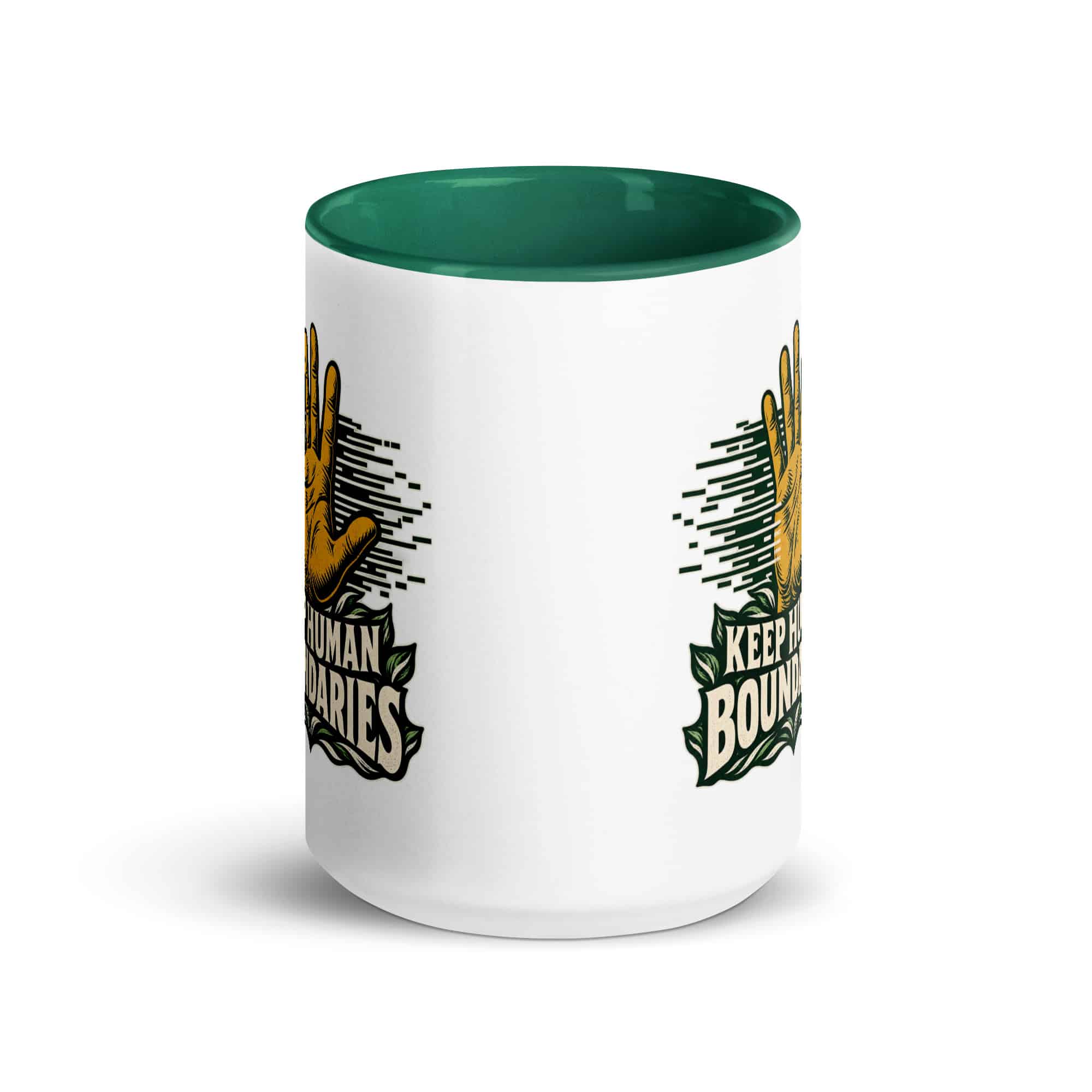 Color Inside Coffee Mug: Keep human boundaries
